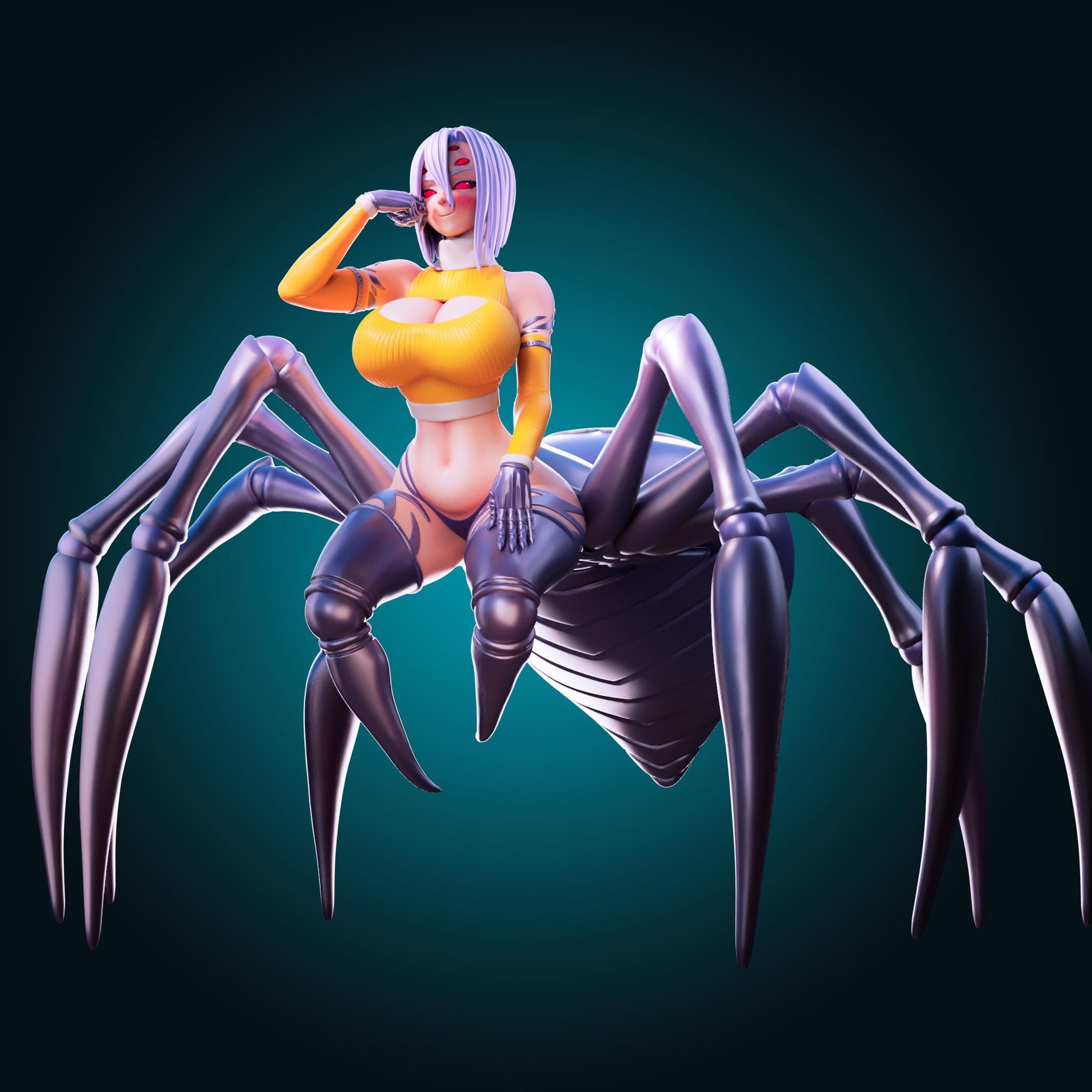 Spider Girl Model Kit | 3D Resin Printed Figurine | Officer Rhu