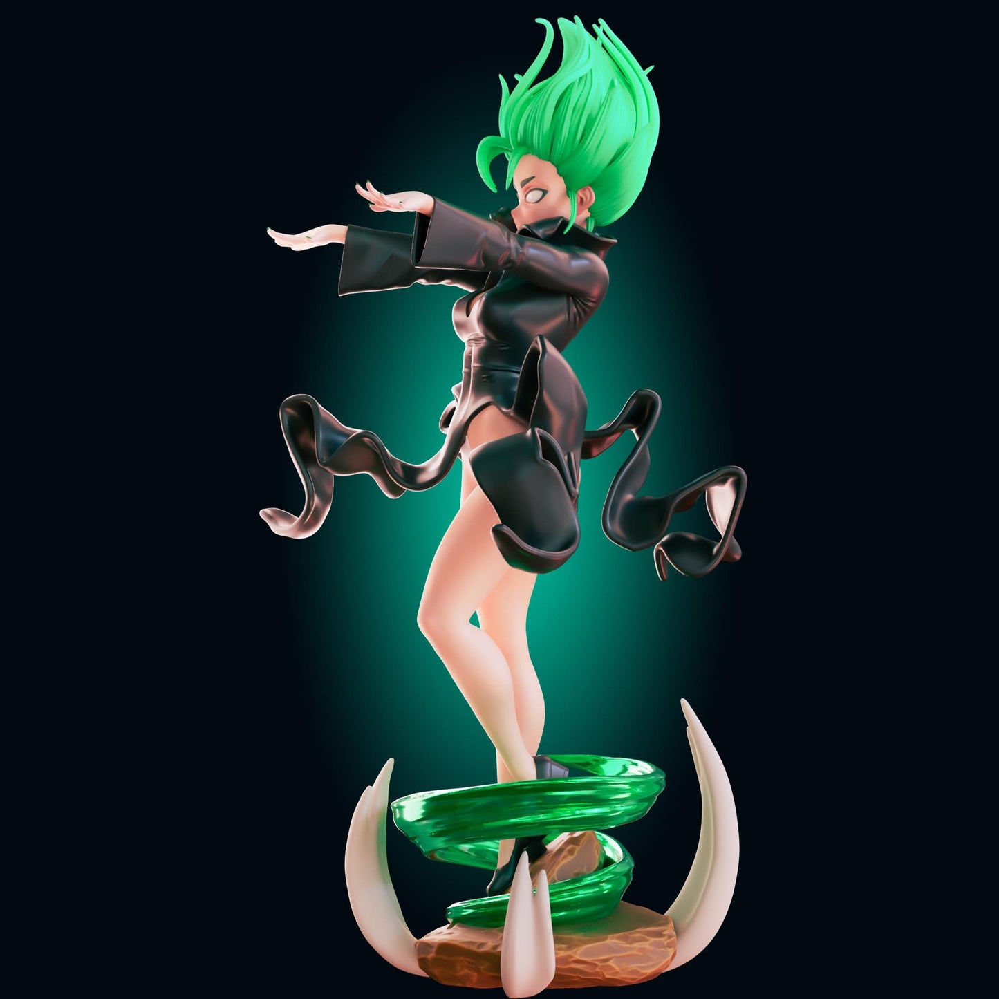 Psychic Girl Model Kit | 3D Resin Printed Figurine | Officer Rhu