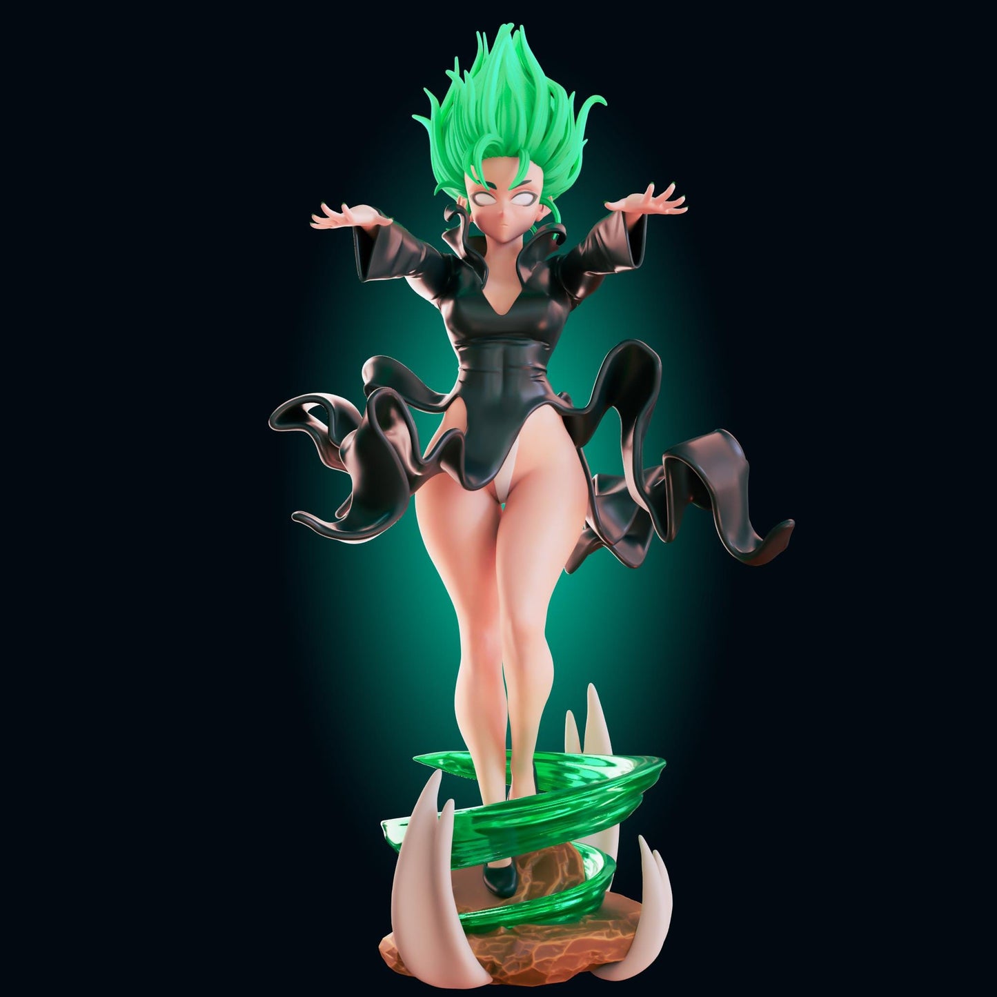 Psychic Girl Model Kit | 3D Resin Printed Figurine | Officer Rhu