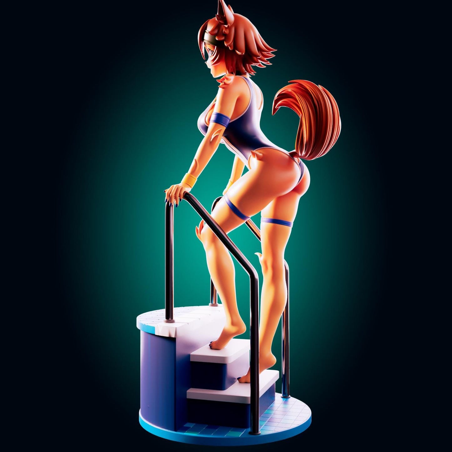 Puppy Girl Model Kit | 3D Resin Printed Figurine | Officer Rhu