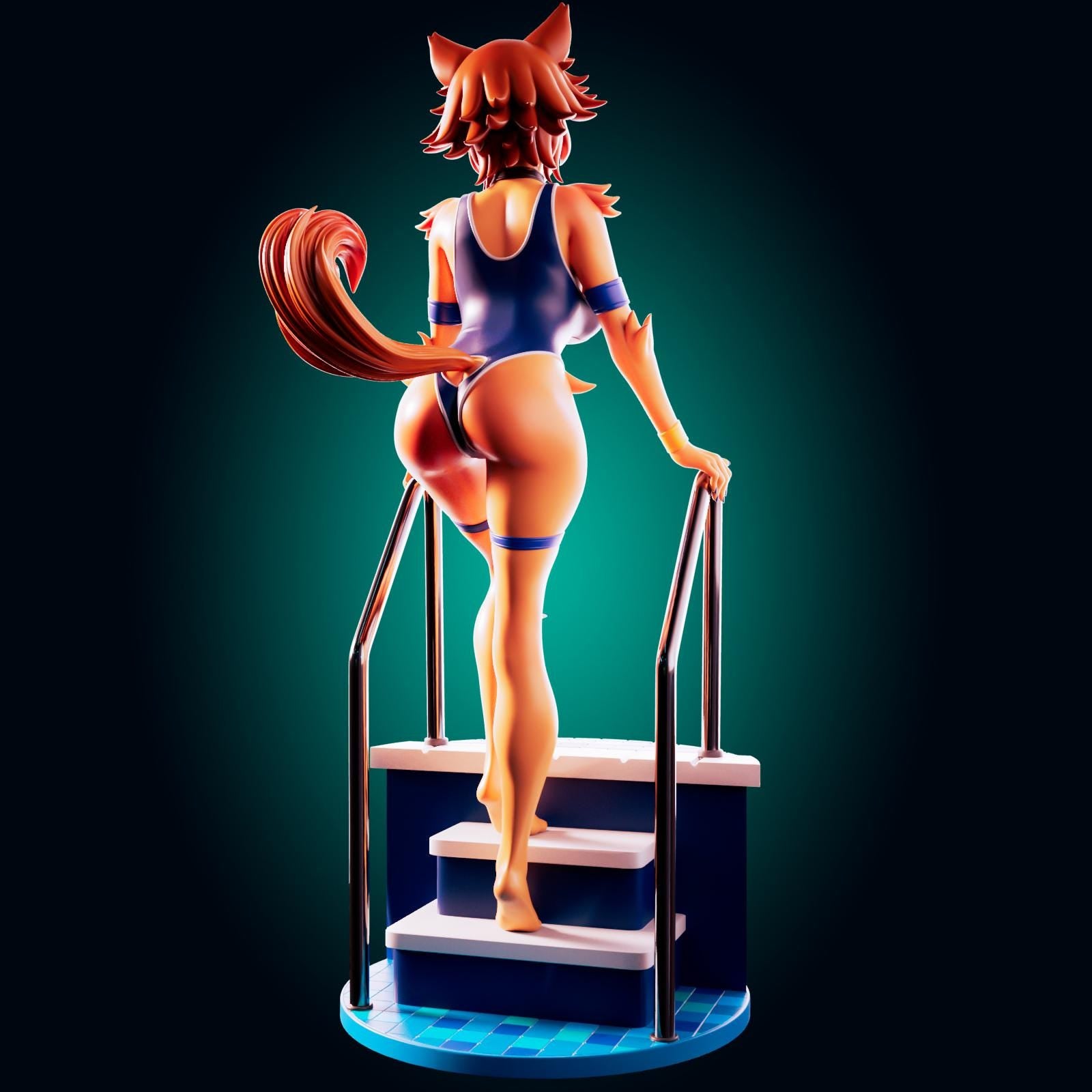 Puppy Girl Model Kit | 3D Resin Printed Figurine | Officer Rhu
