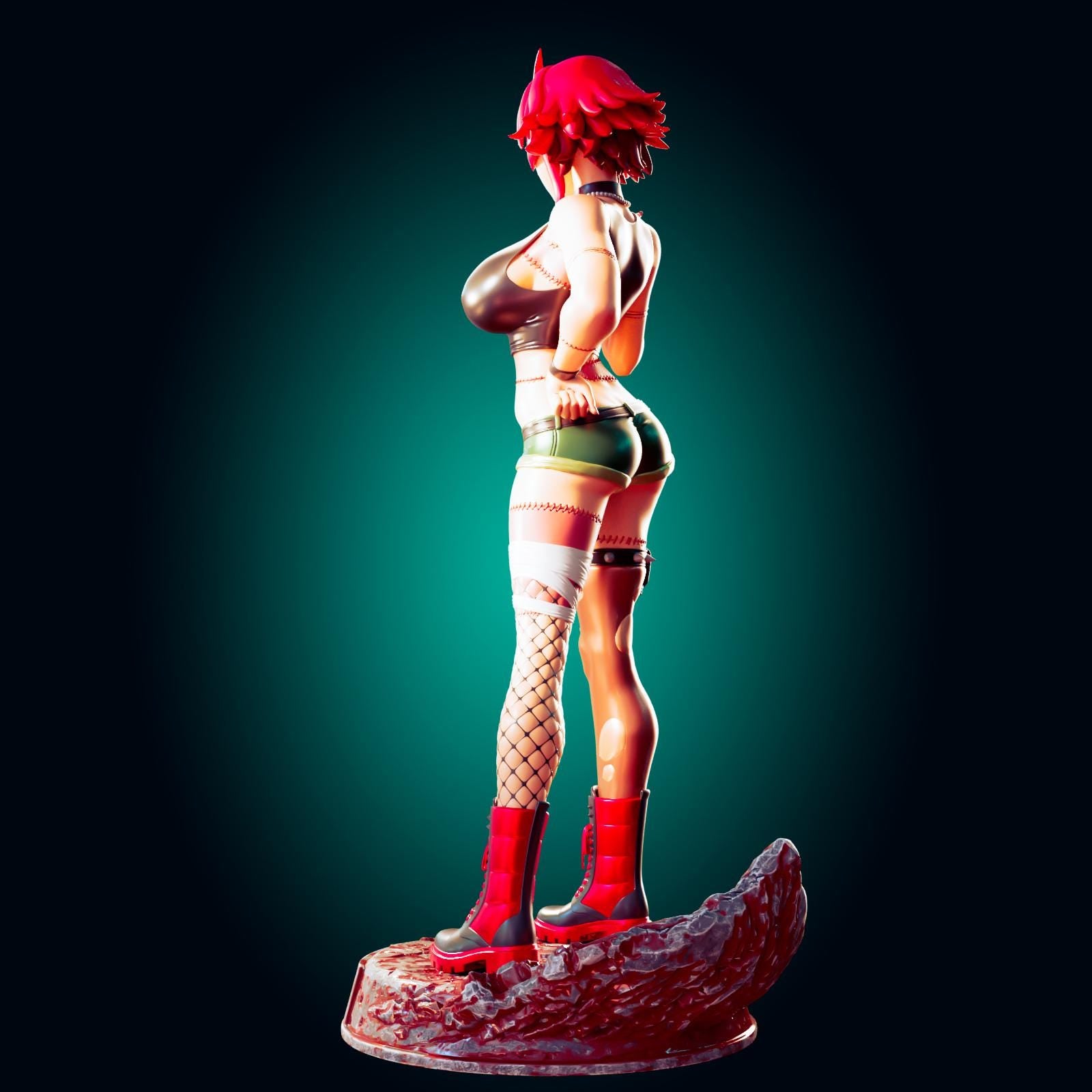 Zombie Girl Model Kit | 3D Resin Printed Figurine | Officer Rhu