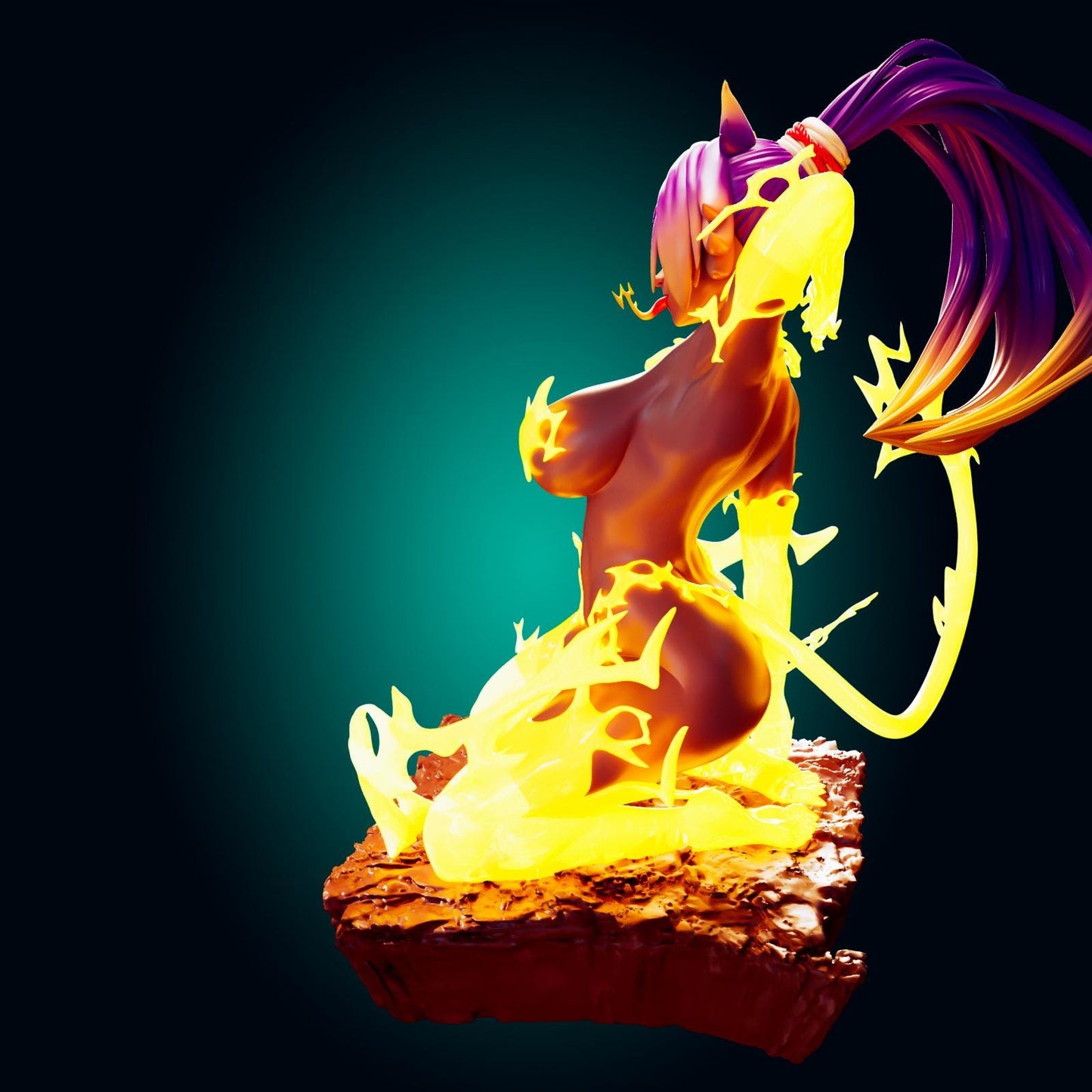 Lightning Cat Girl Model Kit | 3D Resin Printed Figurine | Officer Rhu