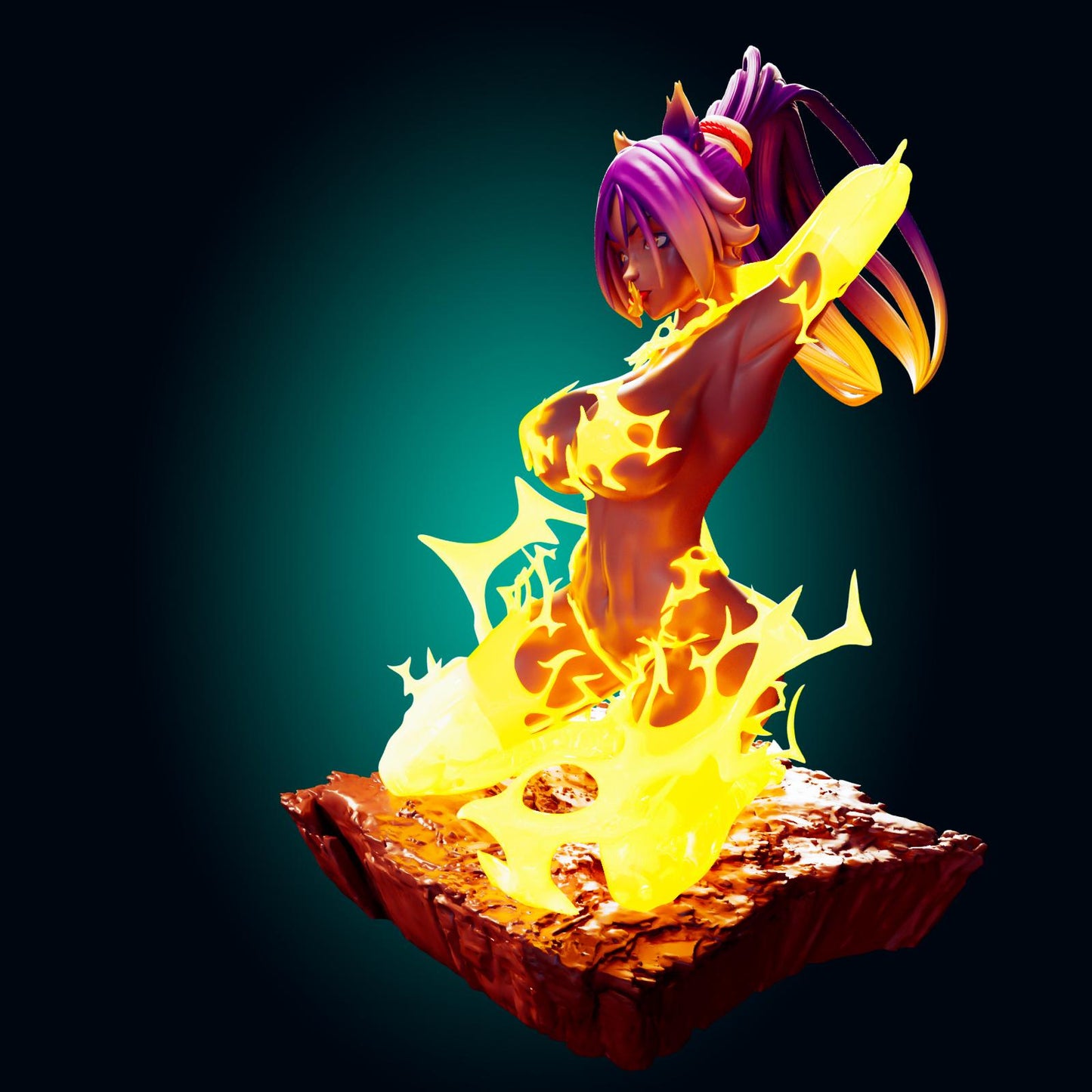 Lightning Cat Girl Model Kit | 3D Resin Printed Figurine | Officer Rhu