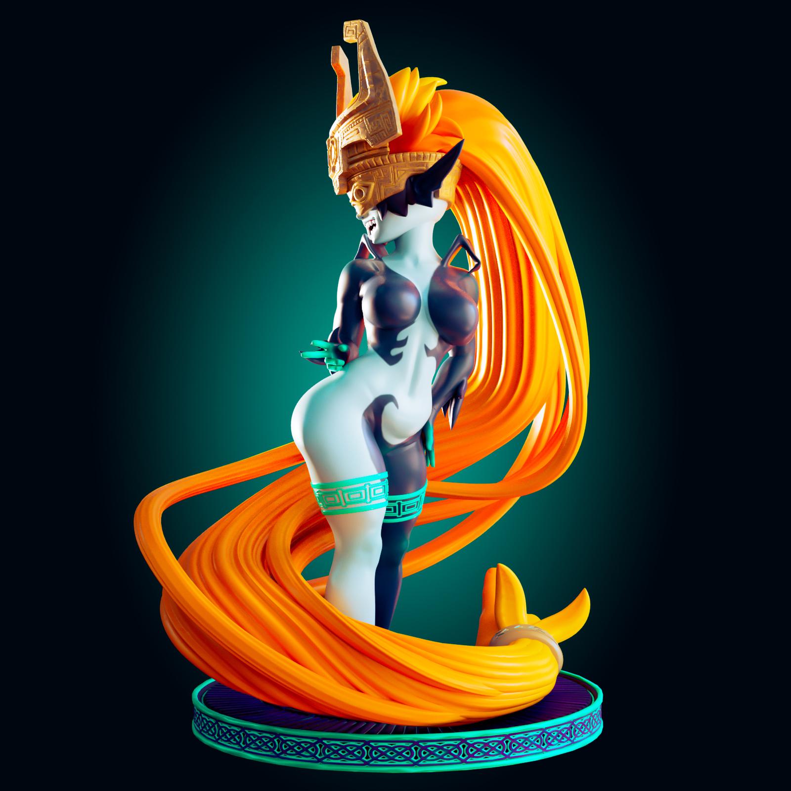 Imp Princess Model Kit | 3D Resin Printed Figurine | Officer Rhu