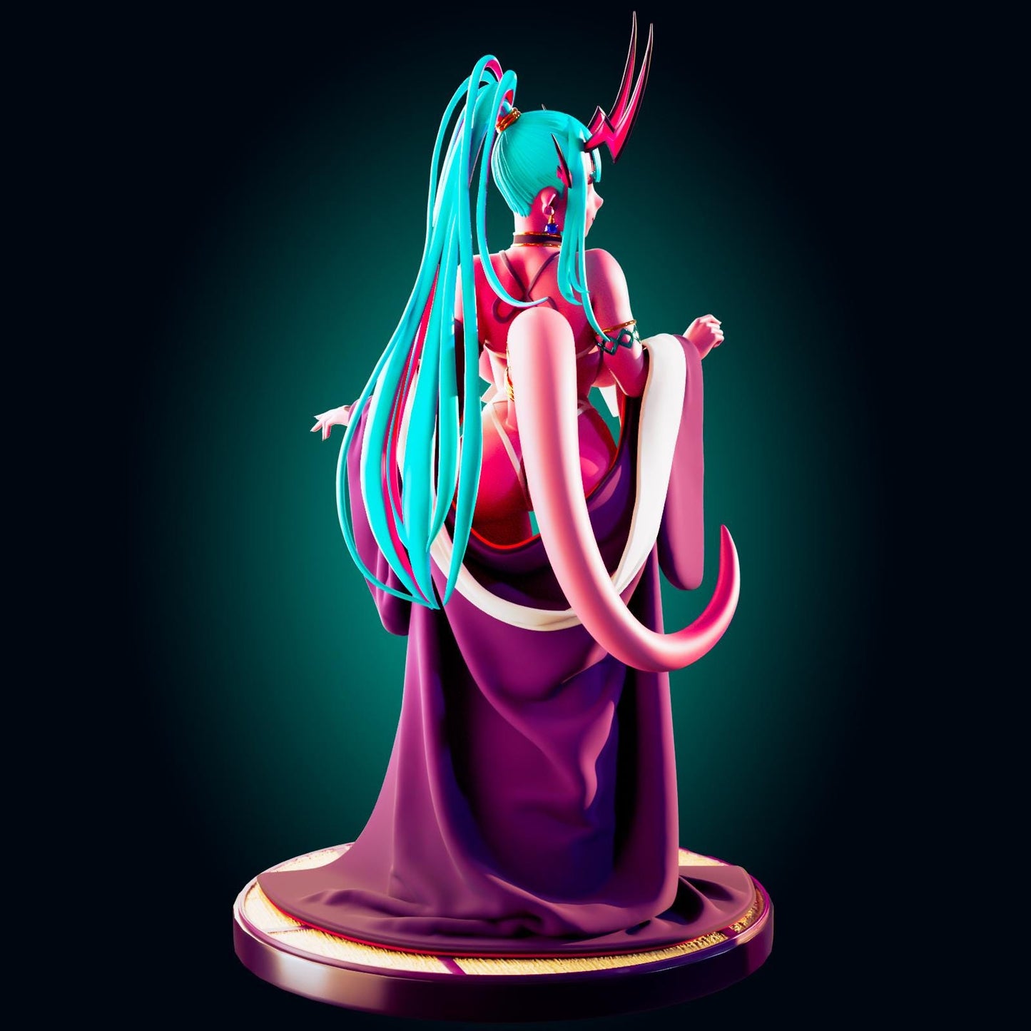 Spirit Maiden Pin Up Model Kit | 3D Resin Printed Figurine | Officer Rhu