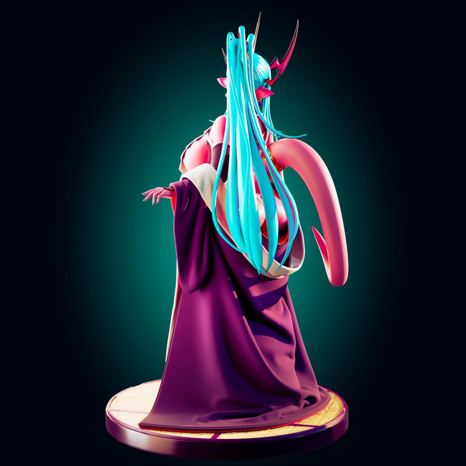 Spirit Maiden Pin Up Model Kit | 3D Resin Printed Figurine | Officer Rhu