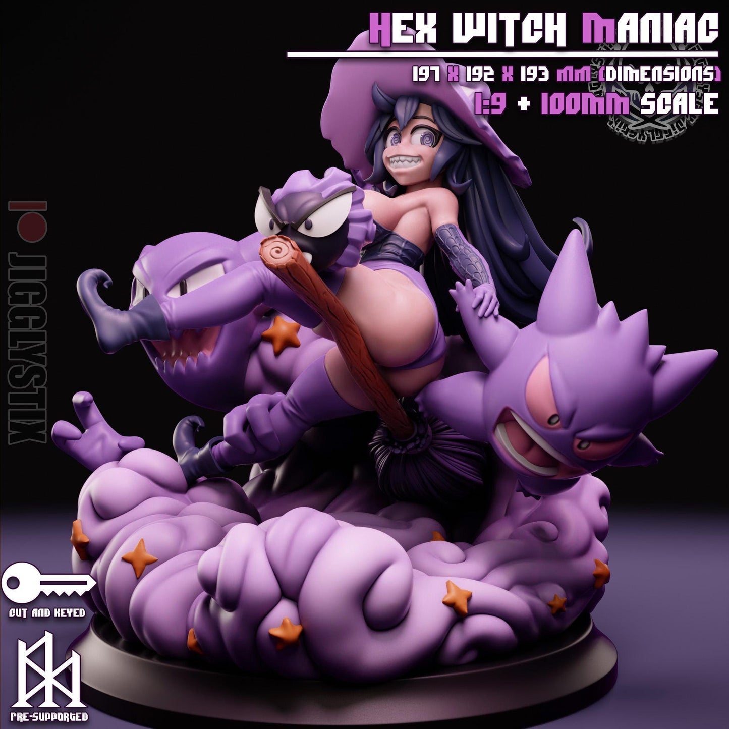 Witch Girl Model Kit | Jigglystix