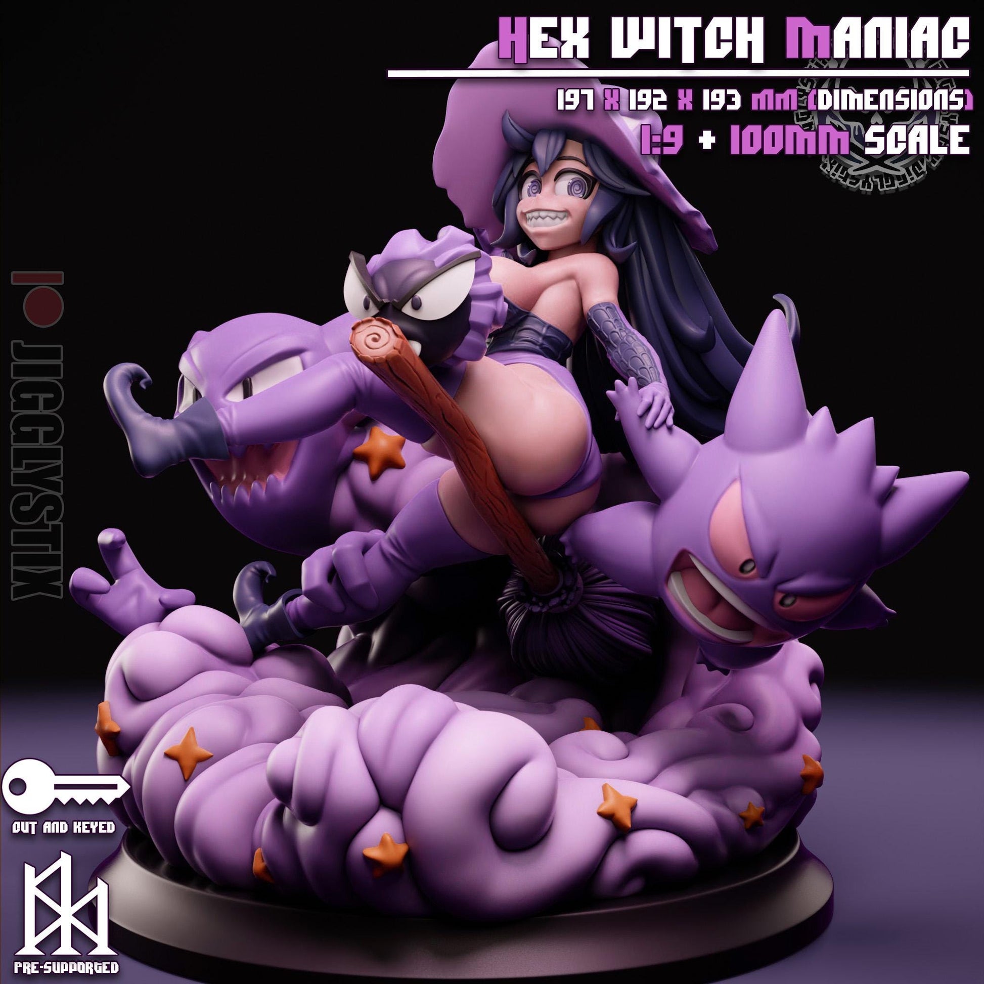 Witch Girl Model Kit | Jigglystix