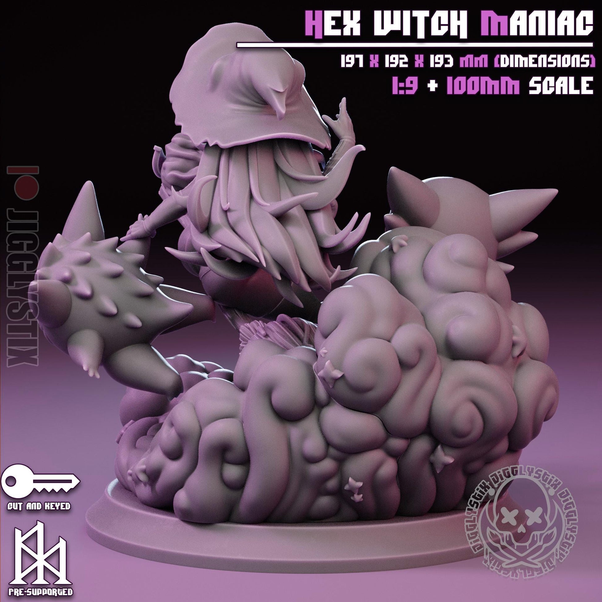 Witch Girl Model Kit | Jigglystix