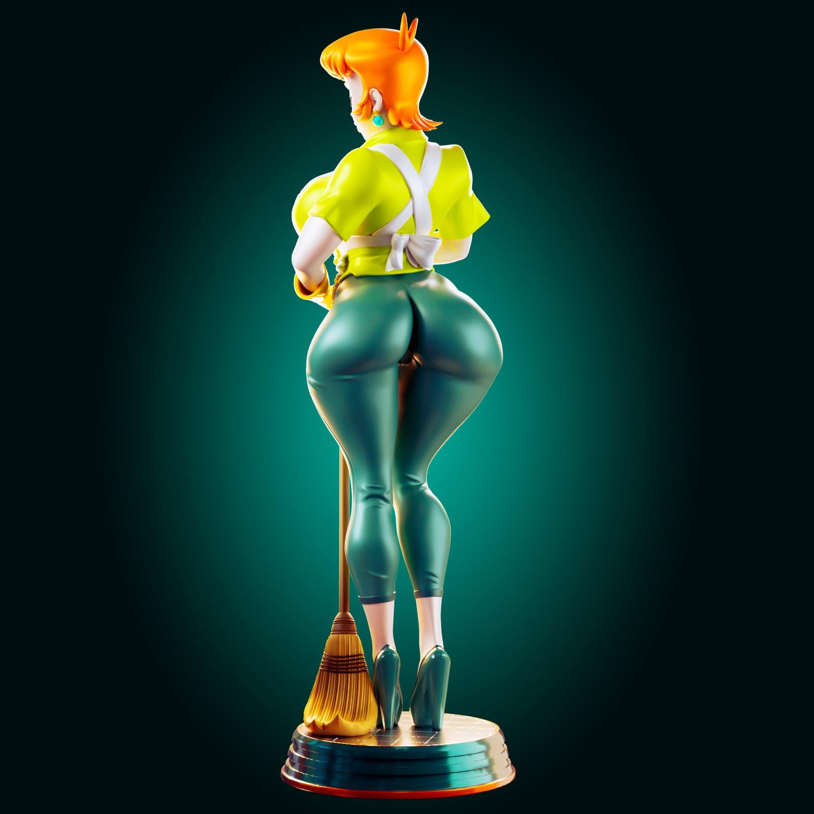 Mom Pin Up Model Kit | 3D Resin Printed Figurine | Officer Rhu