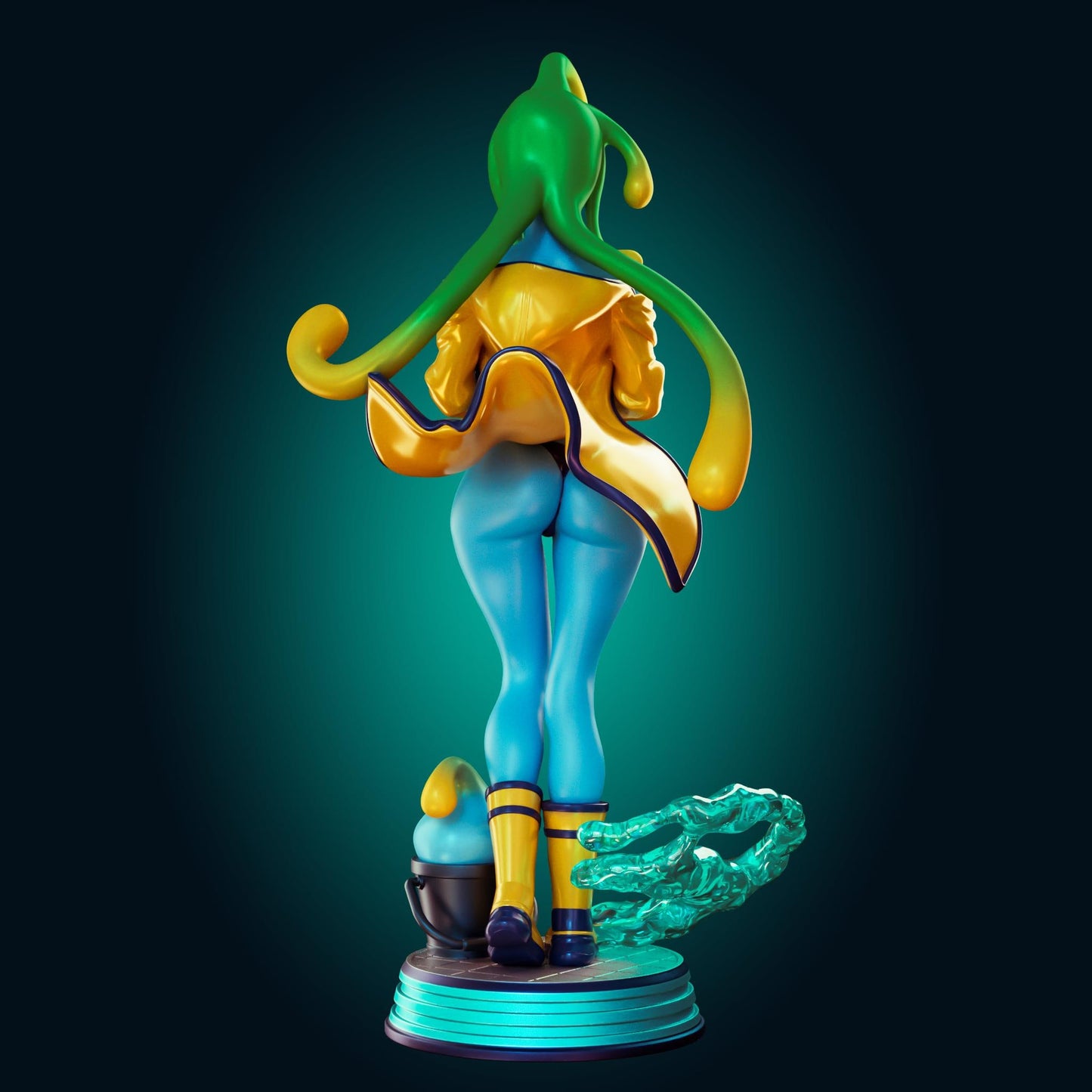 Slime Girl Model Kit | 3D Resin Printed Figurine | Officer Rhu