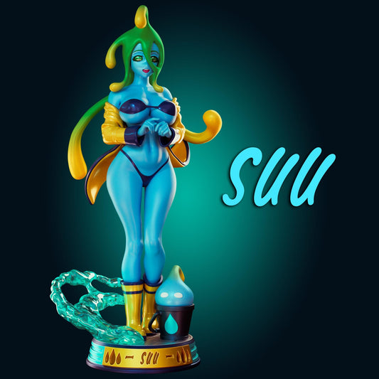 Slime Girl Model Kit | 3D Resin Printed Figurine | Officer Rhu