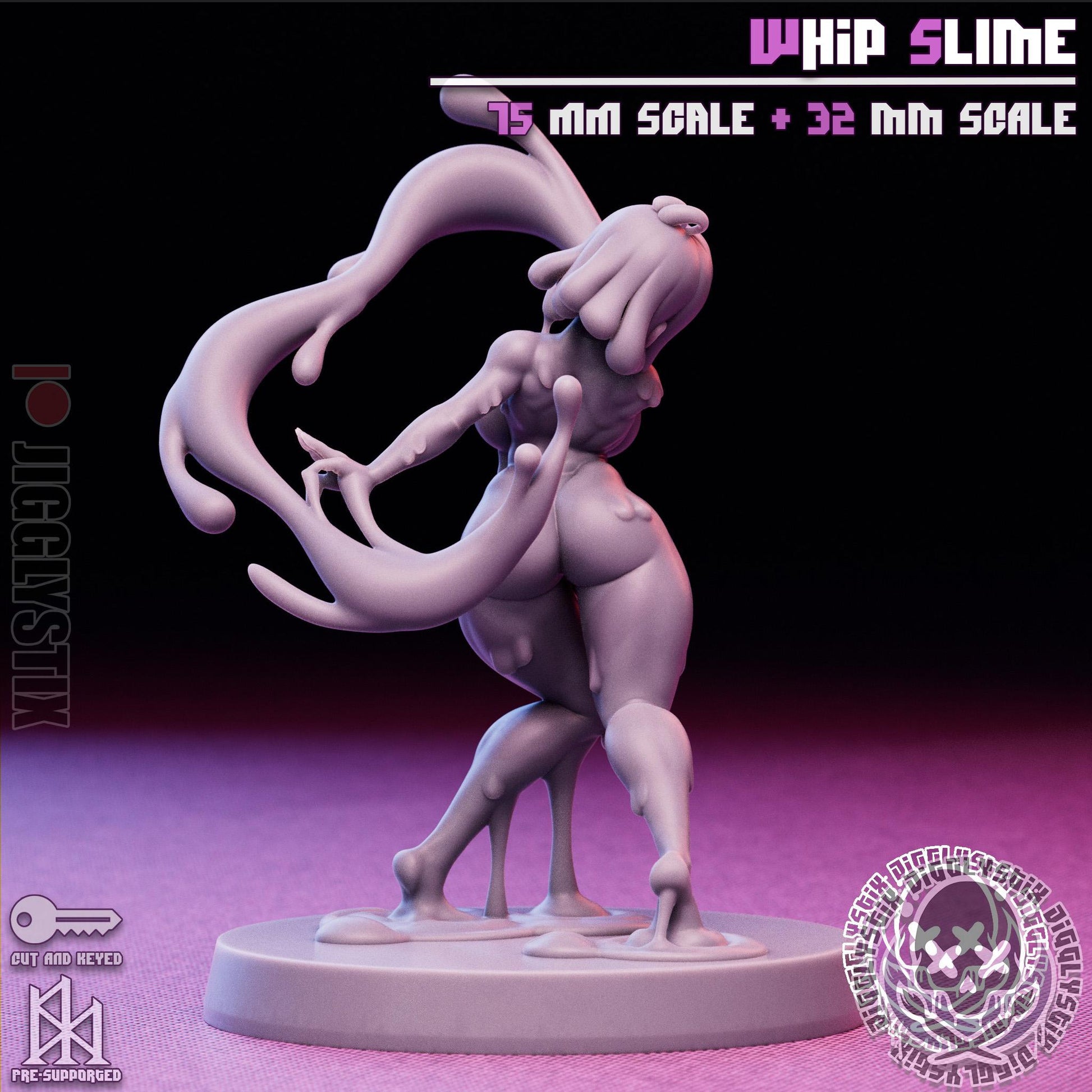 Whip Slime Girl Miniature | Jigglystix