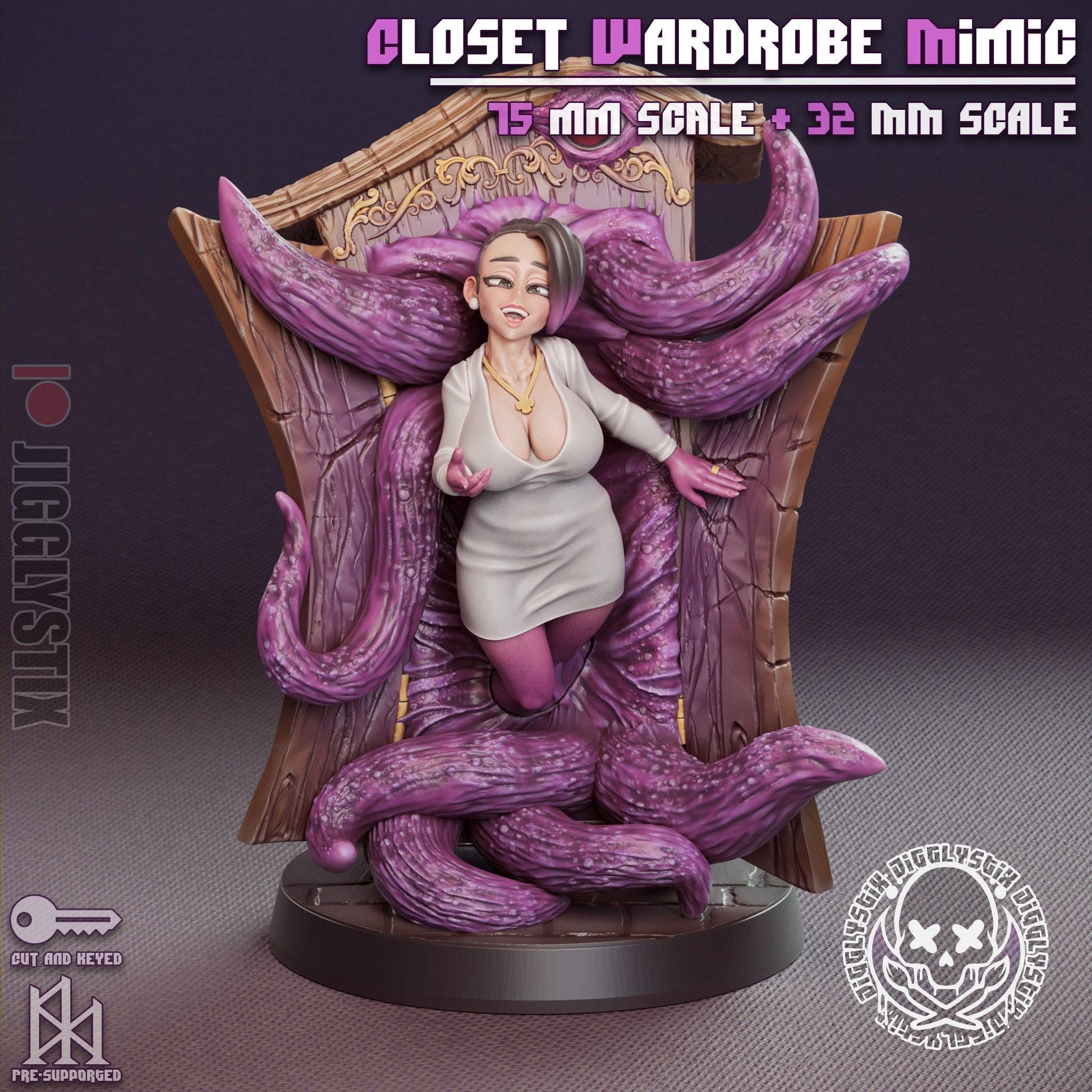 Closet Wardrobe Mimic Miniature | Jigglystix