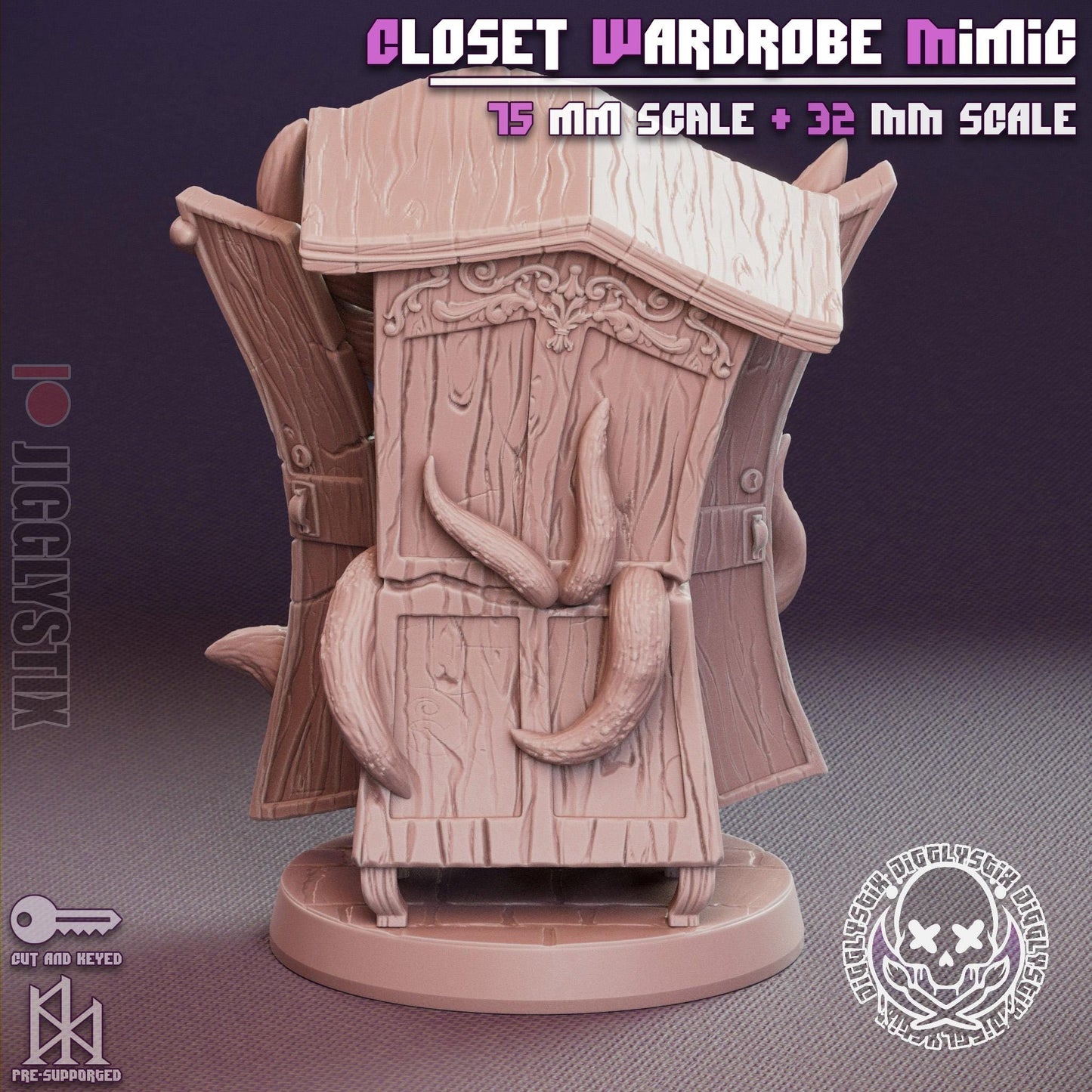 Closet Wardrobe Mimic Miniature | Jigglystix