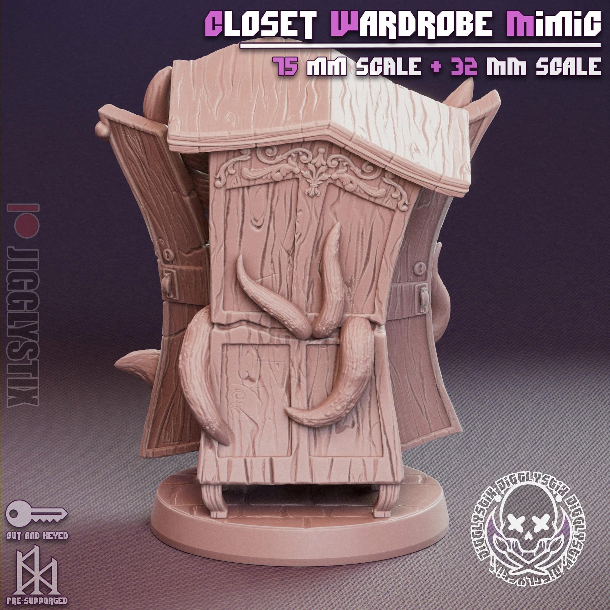 Closet Wardrobe Mimic Miniature | Jigglystix