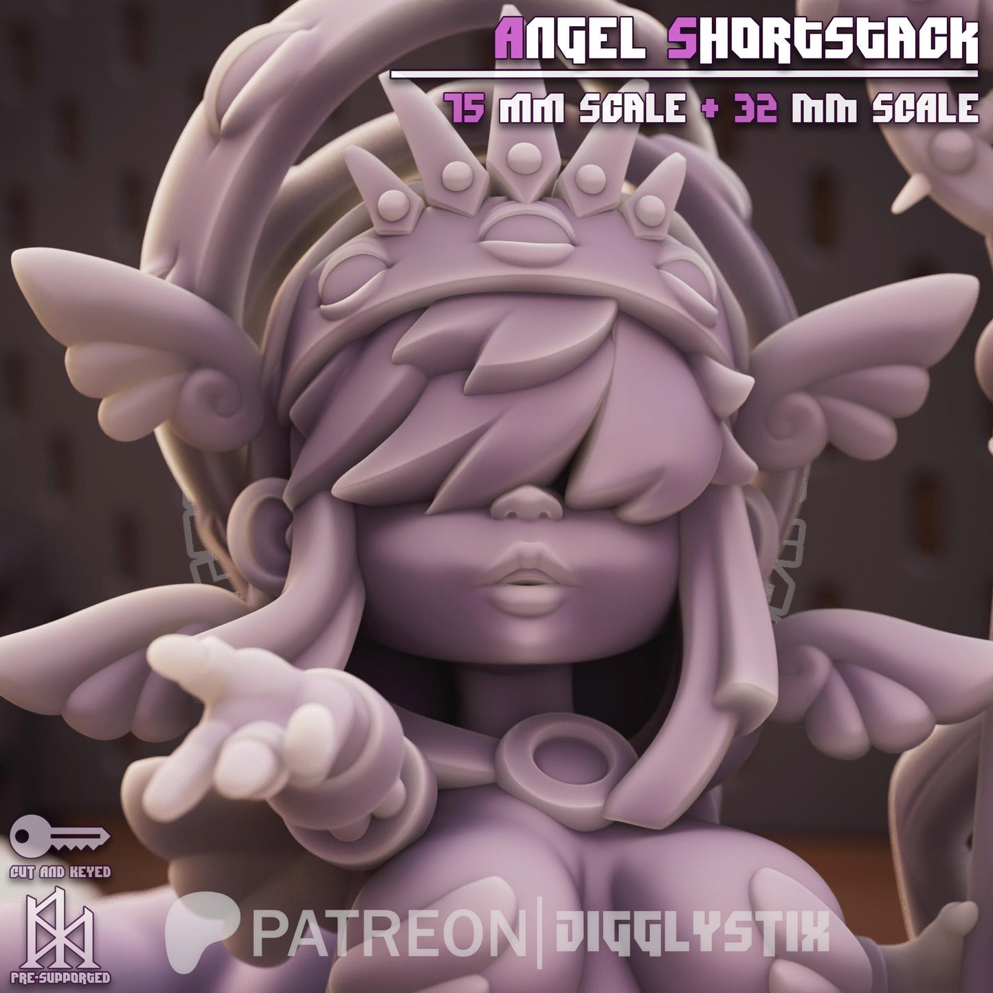 Angel Shortstack Miniature | Jigglystix
