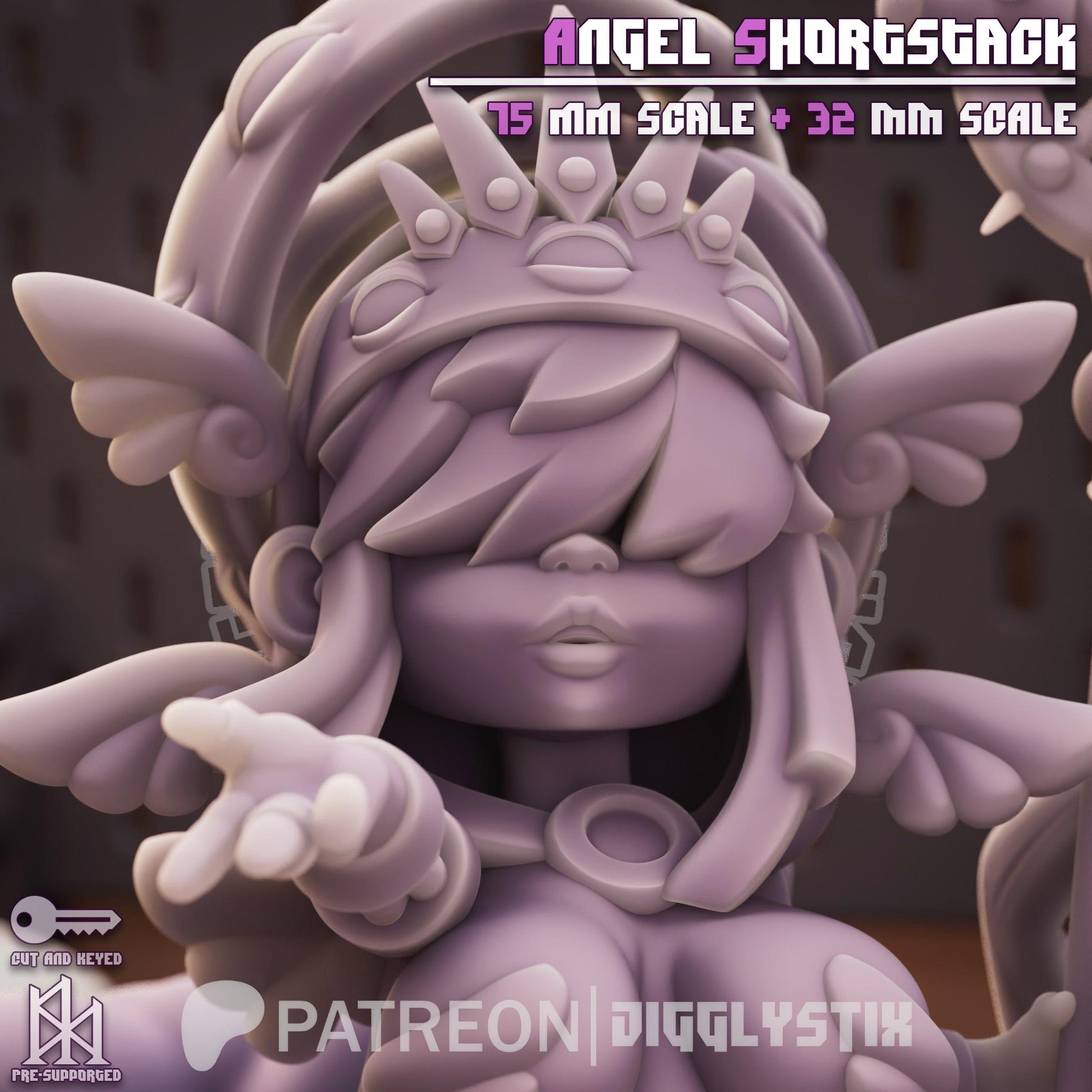 Angel Shortstack Miniature | Jigglystix