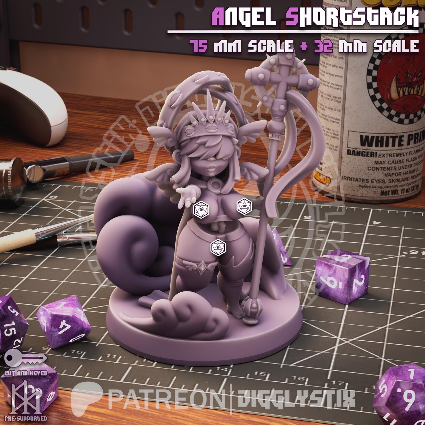 Angel Shortstack Miniature | Jigglystix