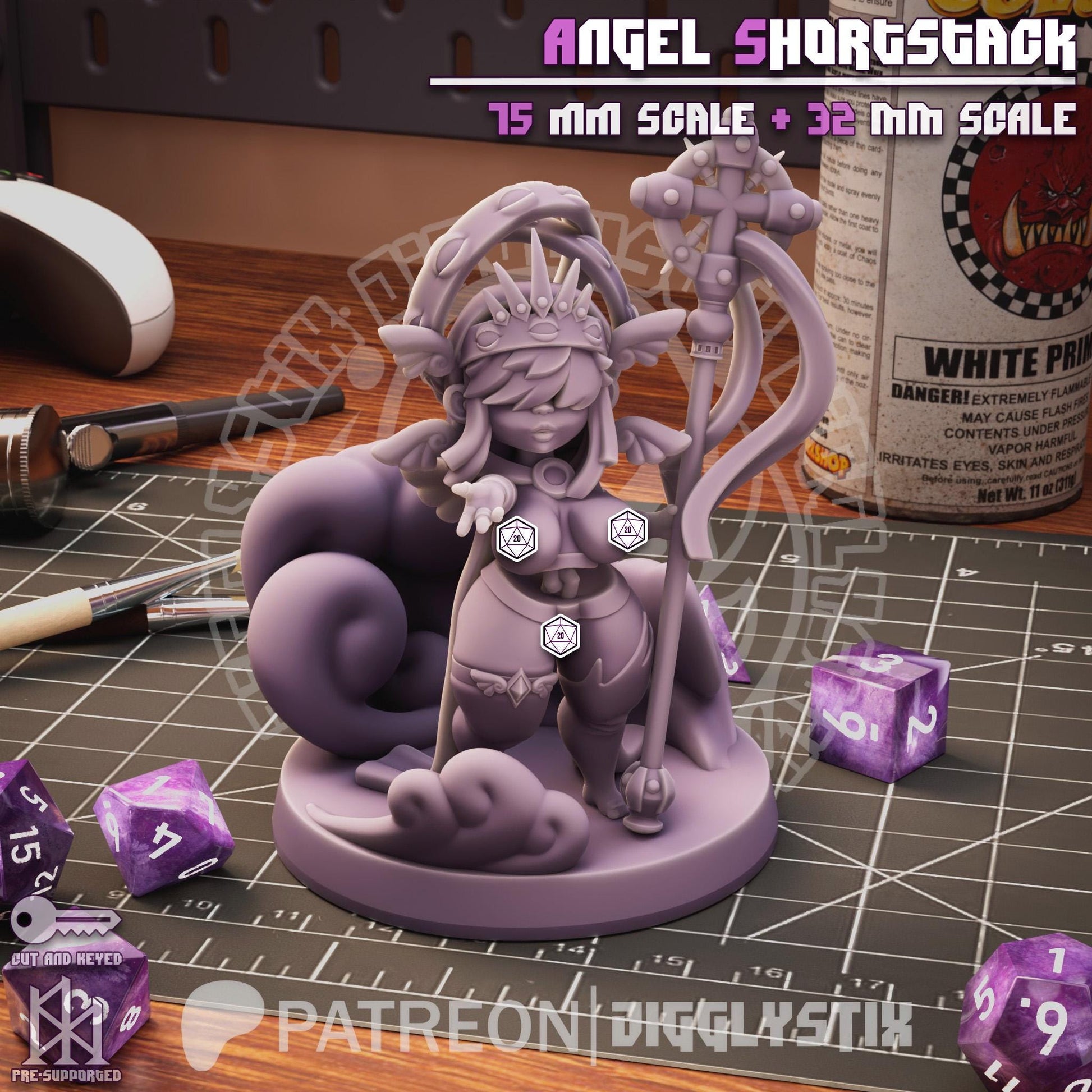 Angel Shortstack Miniature | Jigglystix