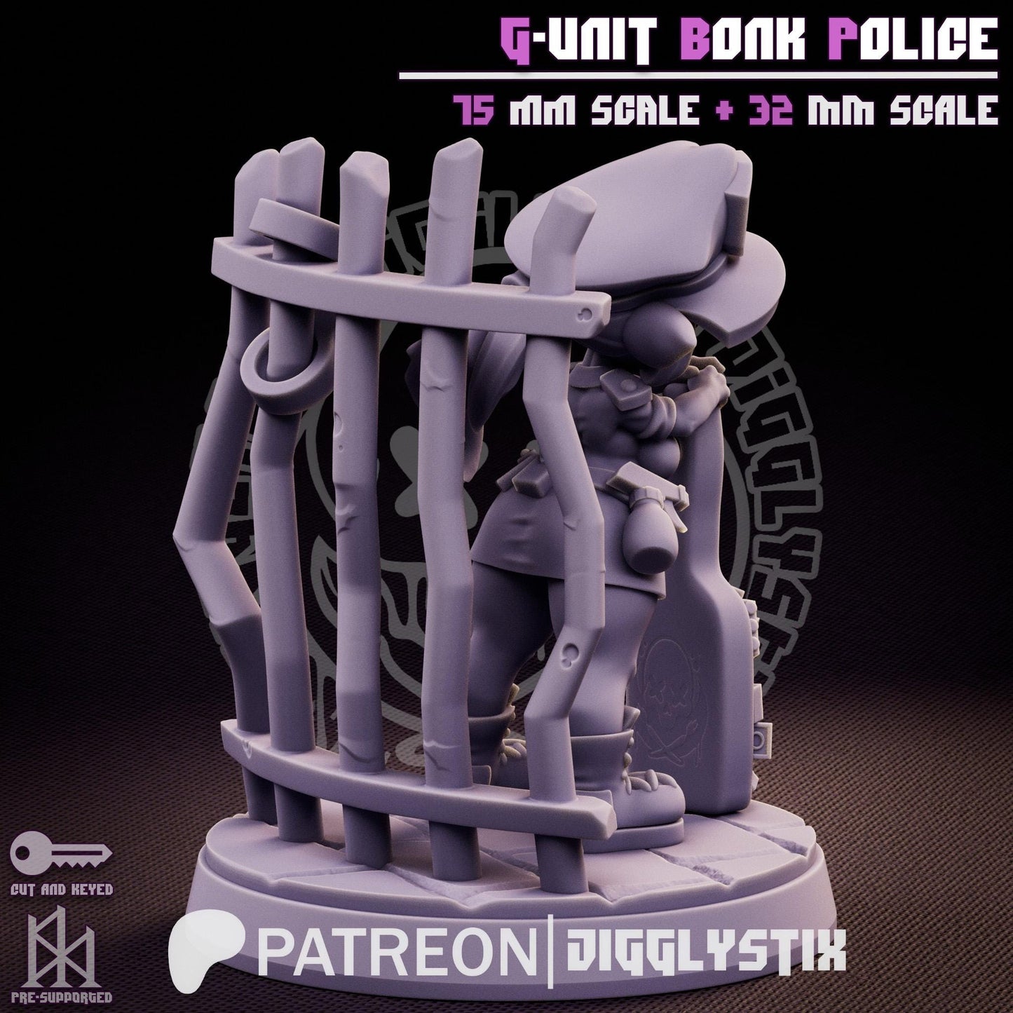 Goblin Cop Miniature | Jigglystix