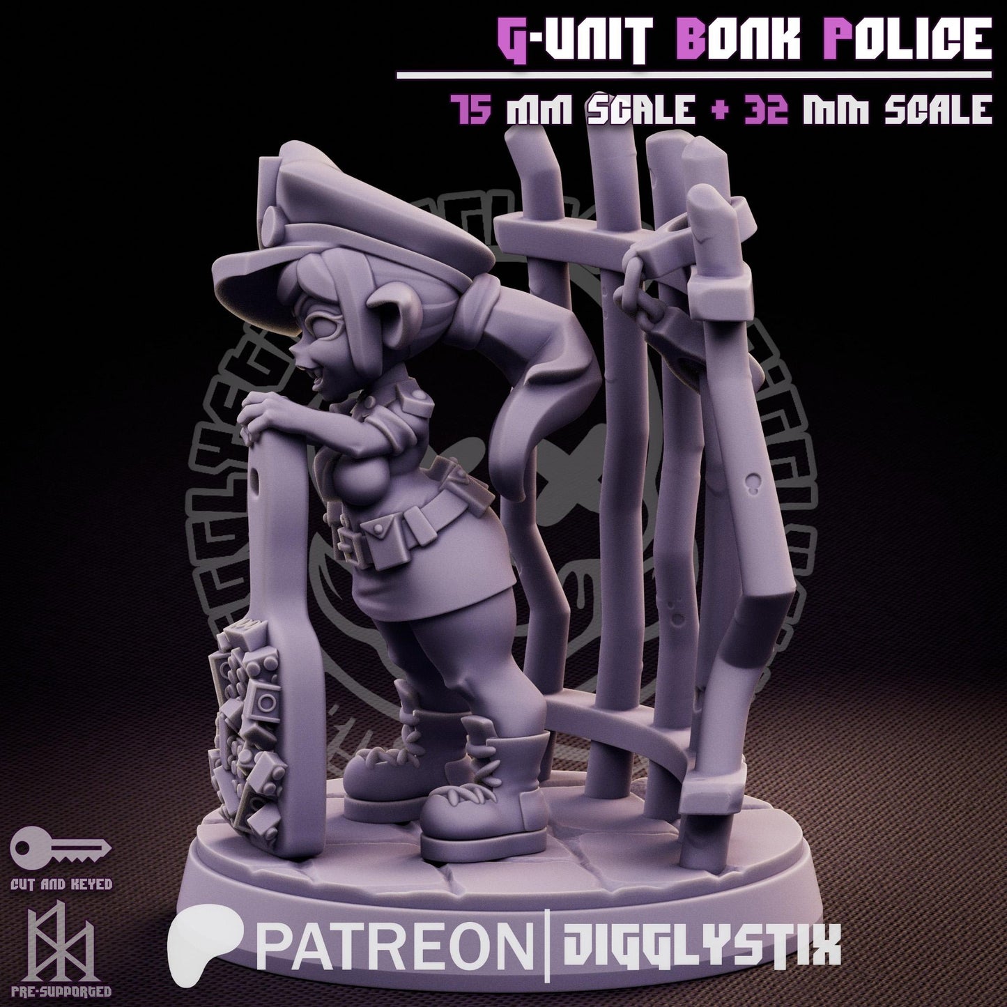 Goblin Cop Miniature | Jigglystix