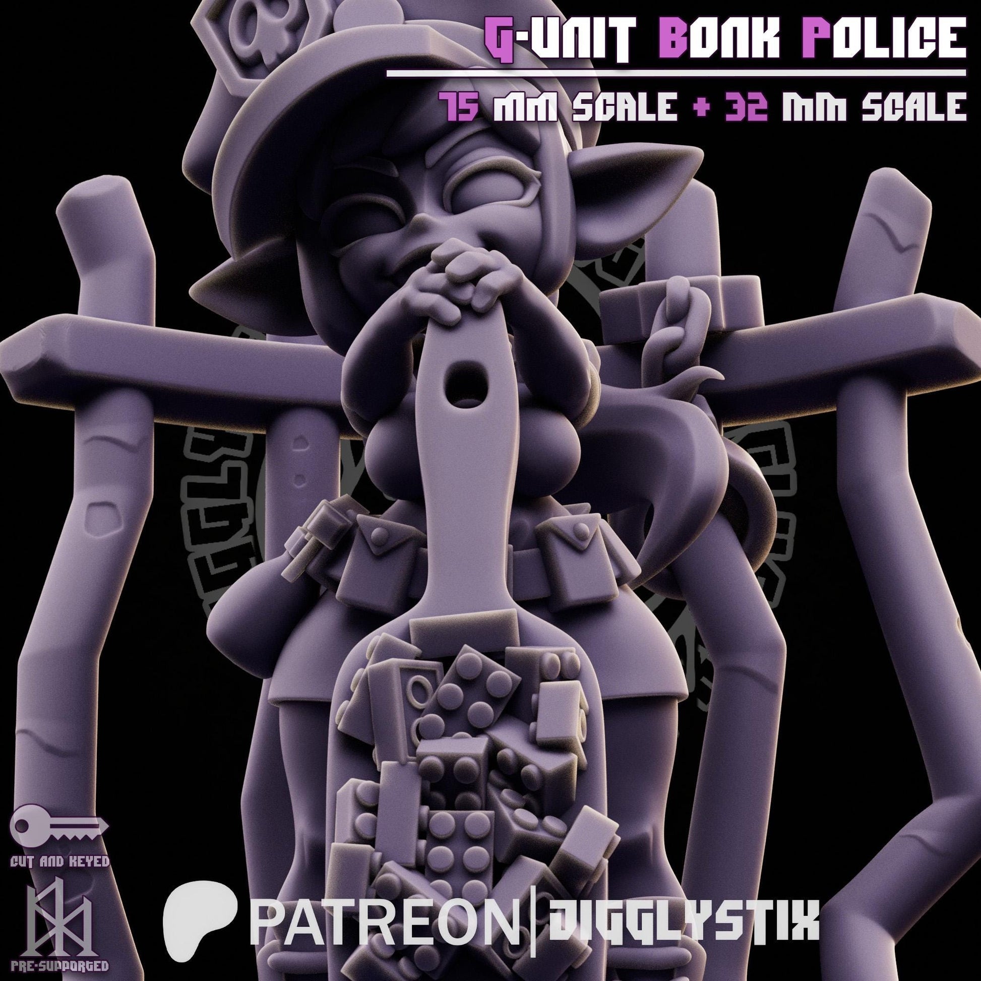 Goblin Cop Miniature | Jigglystix