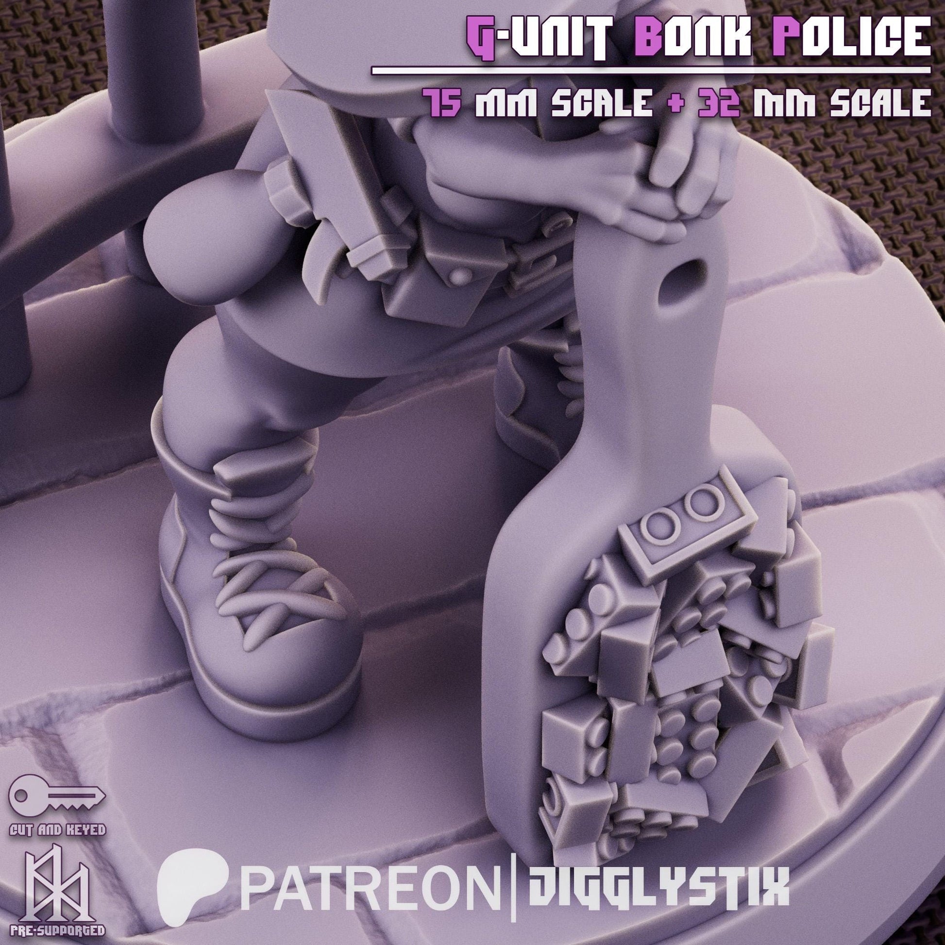 Goblin Cop Miniature | Jigglystix