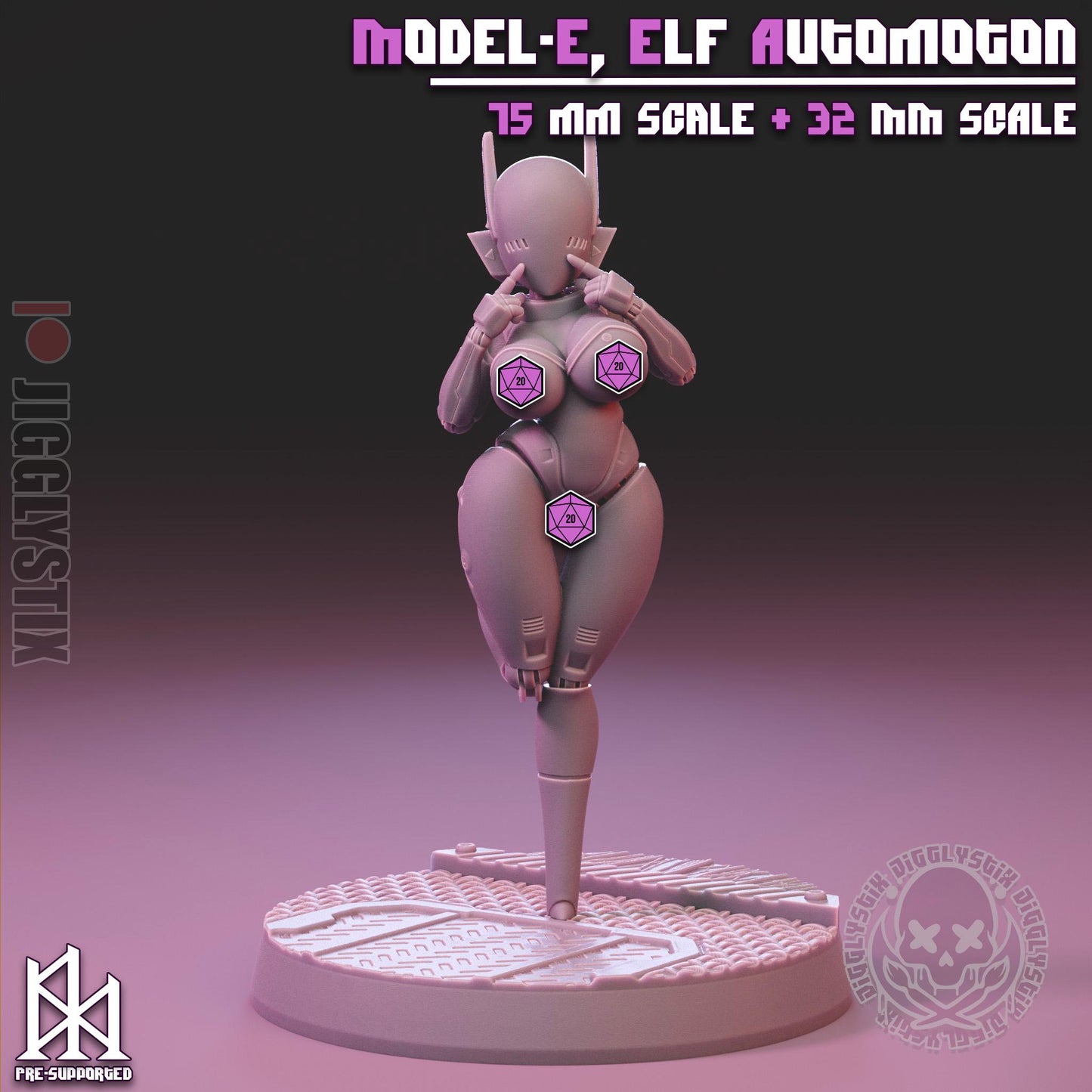 Model-E, Elf Automaton Miniature | Jigglystix