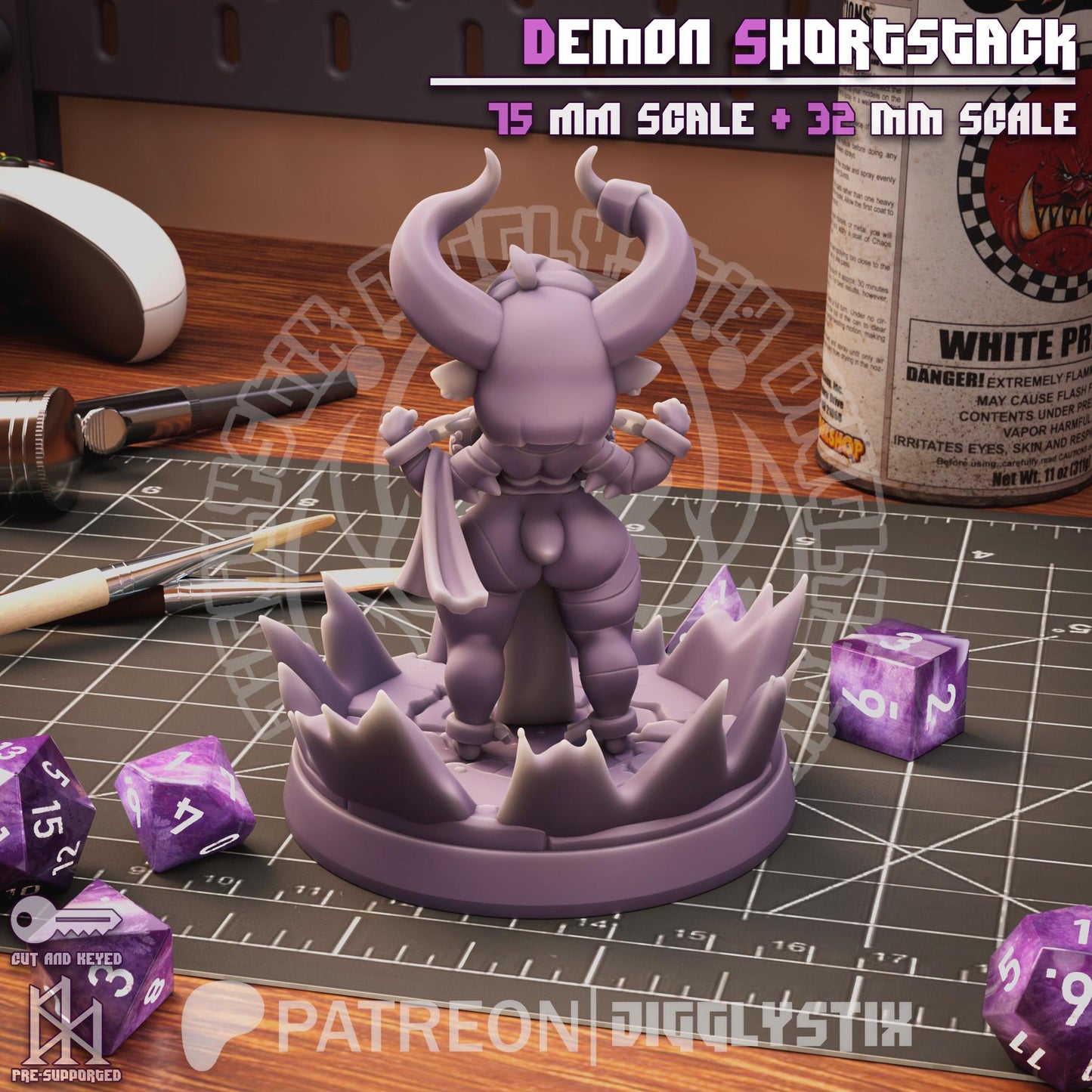 Demon Shortstack Miniature | Jigglystix