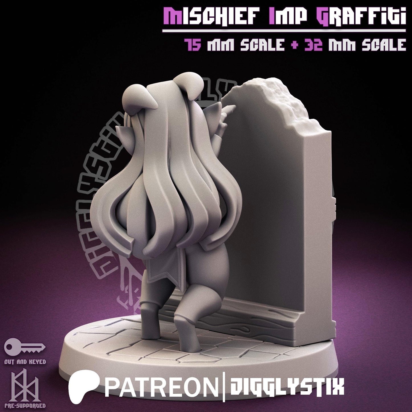 Mischief Imp Graffiti Miniature | Jigglystix