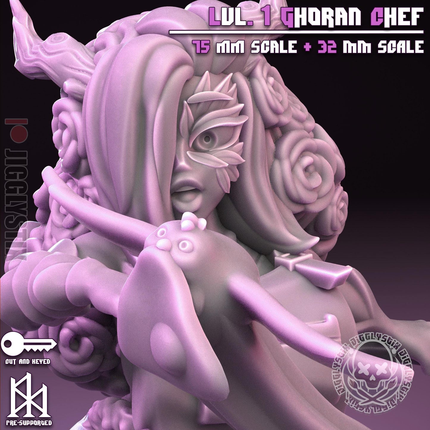 Lvl. 1 Ghoran Chef Miniature | Jigglystix