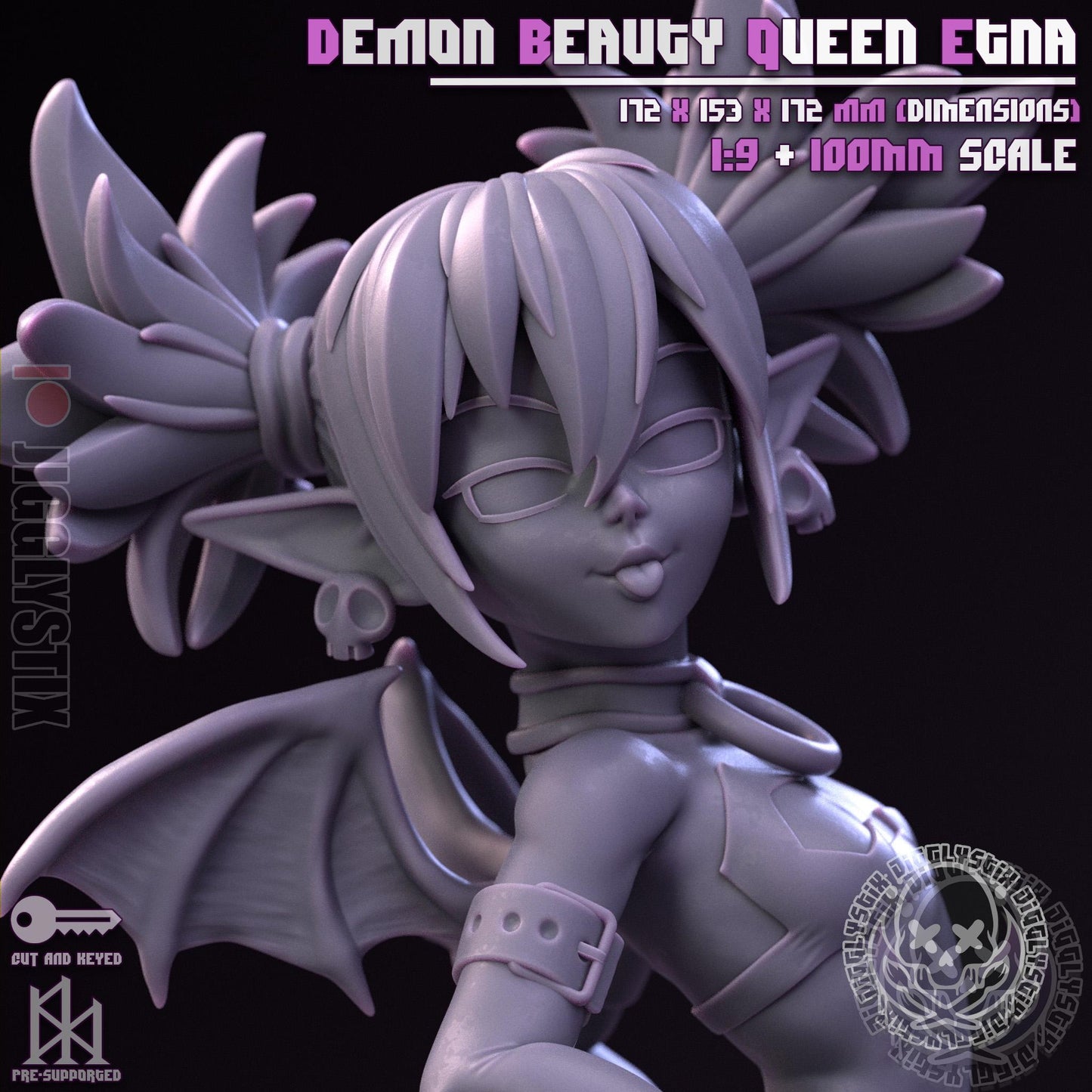 Demon Beauty Queen Model Kit | Jigglystix
