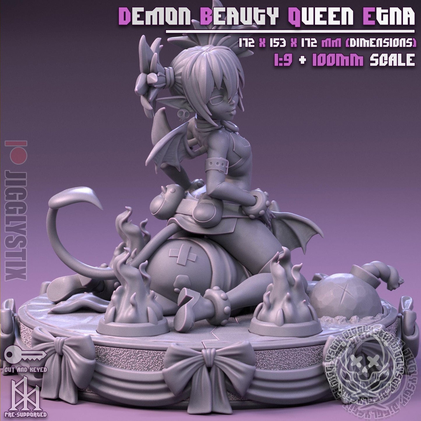 Demon Beauty Queen Model Kit | Jigglystix