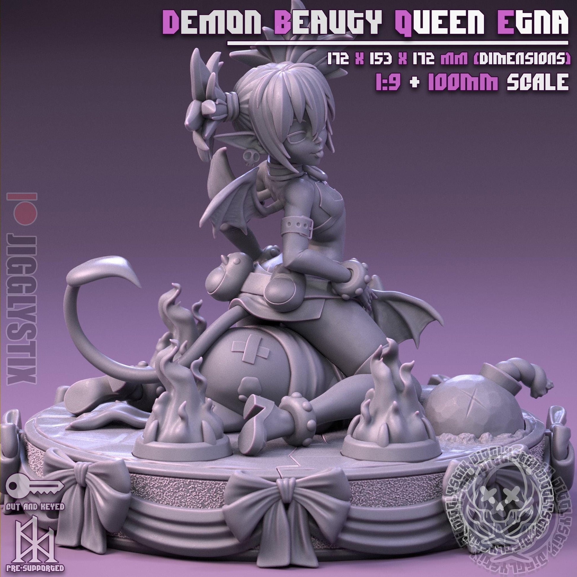 Demon Beauty Queen Model Kit | Jigglystix
