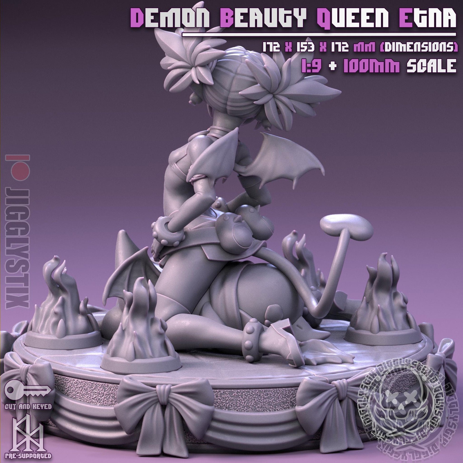 Demon Beauty Queen Model Kit | Jigglystix