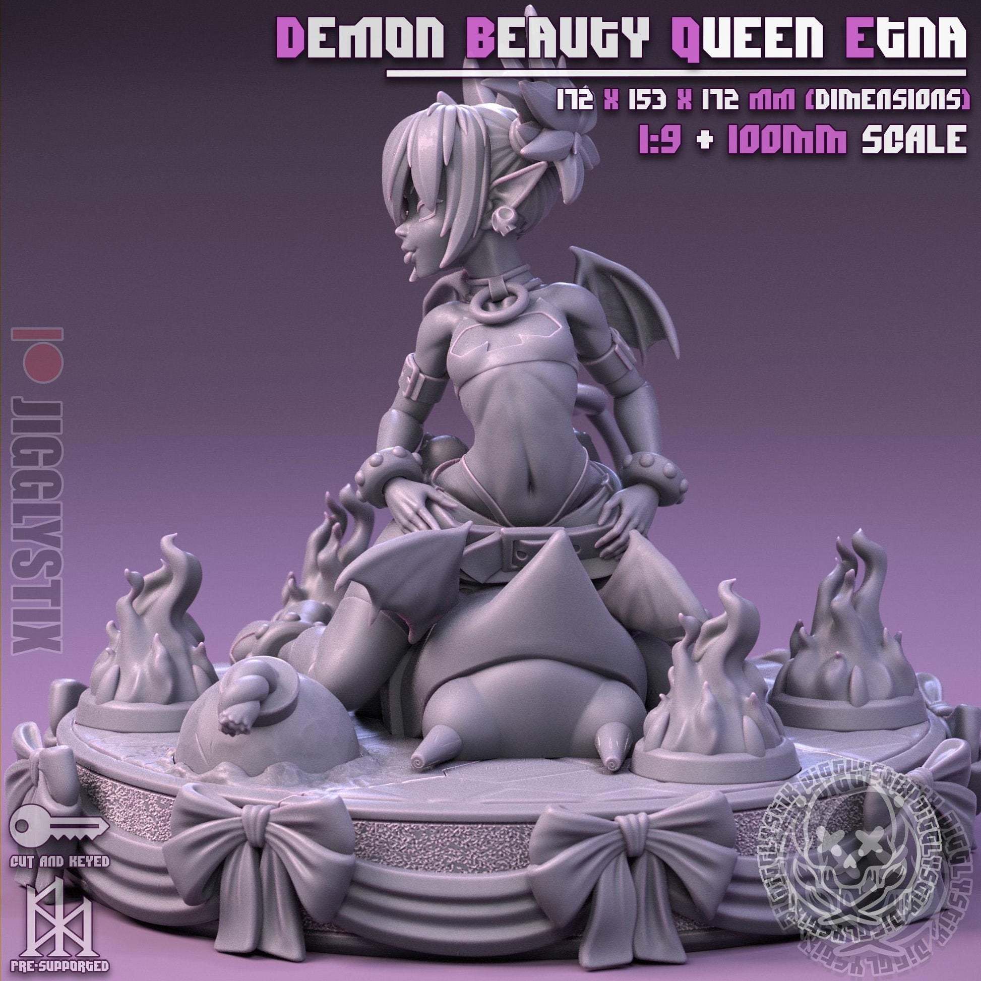 Demon Beauty Queen Model Kit | Jigglystix