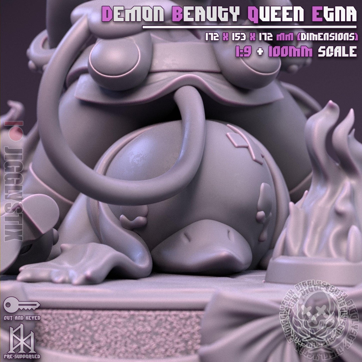Demon Beauty Queen Model Kit | Jigglystix