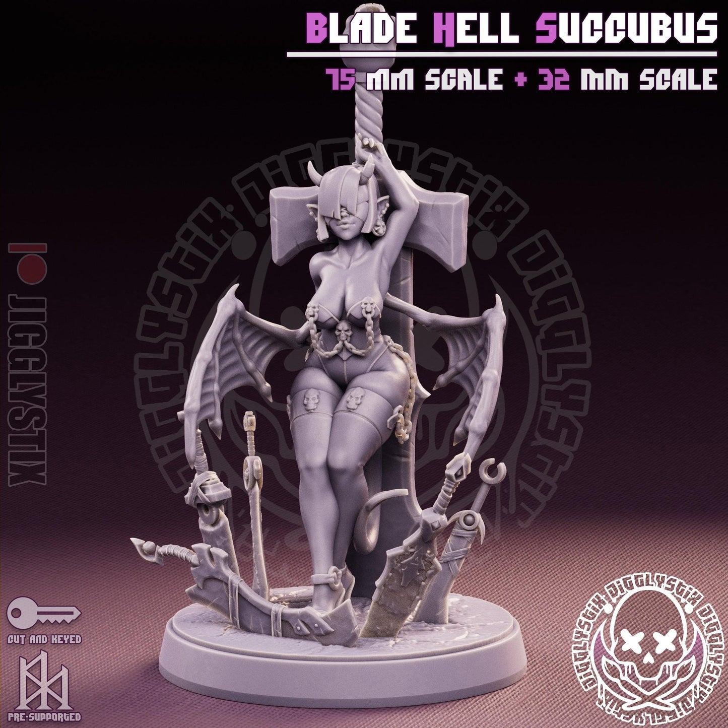 Blade Hell Succubus Miniature | Jigglystix
