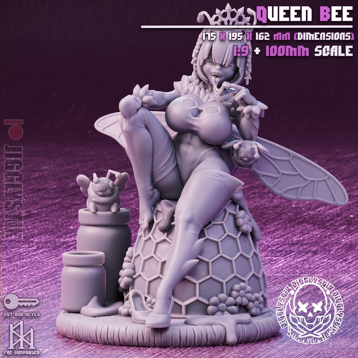 Queen Bee Miniature Model Kit | Jigglystix