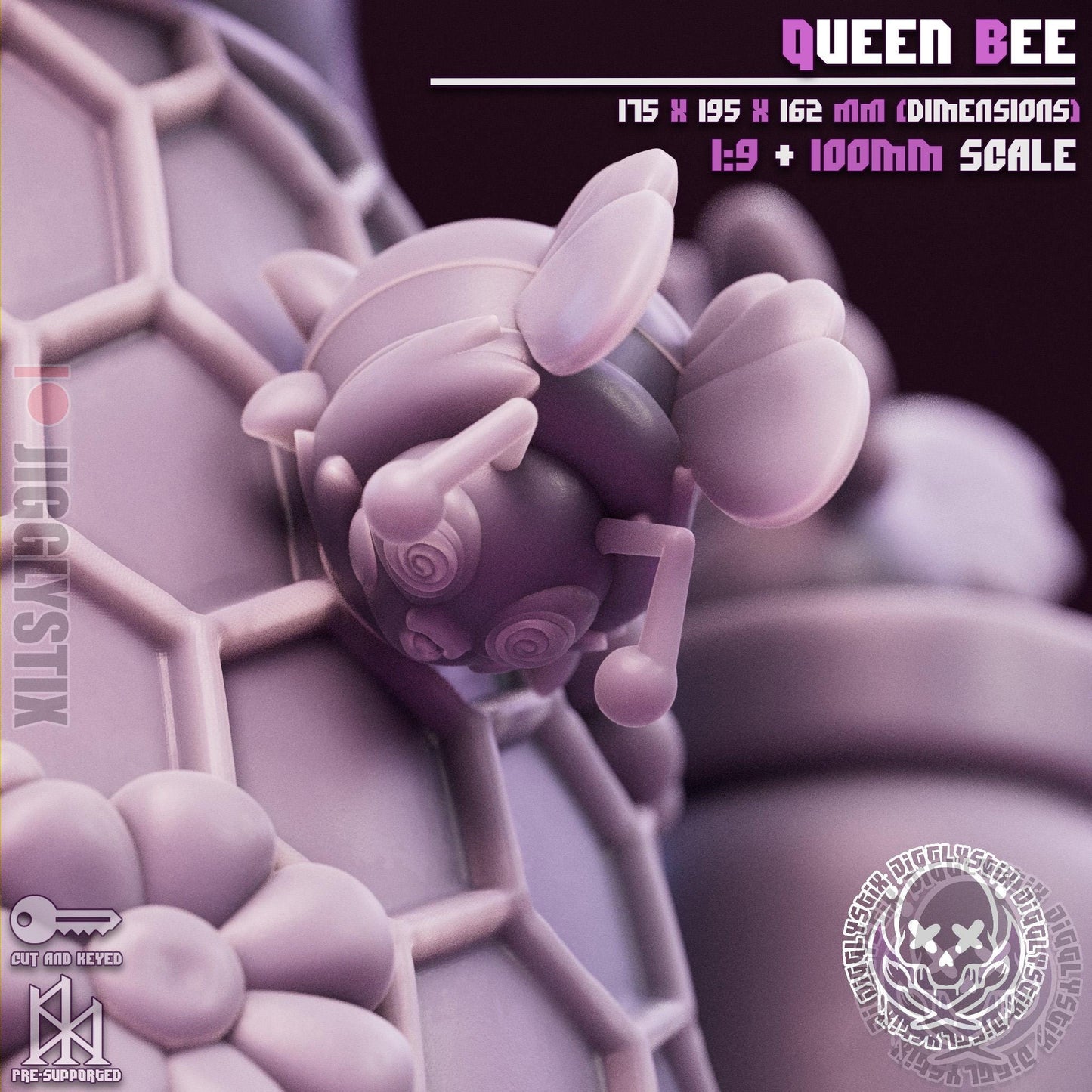 Queen Bee Miniature Model Kit | Jigglystix