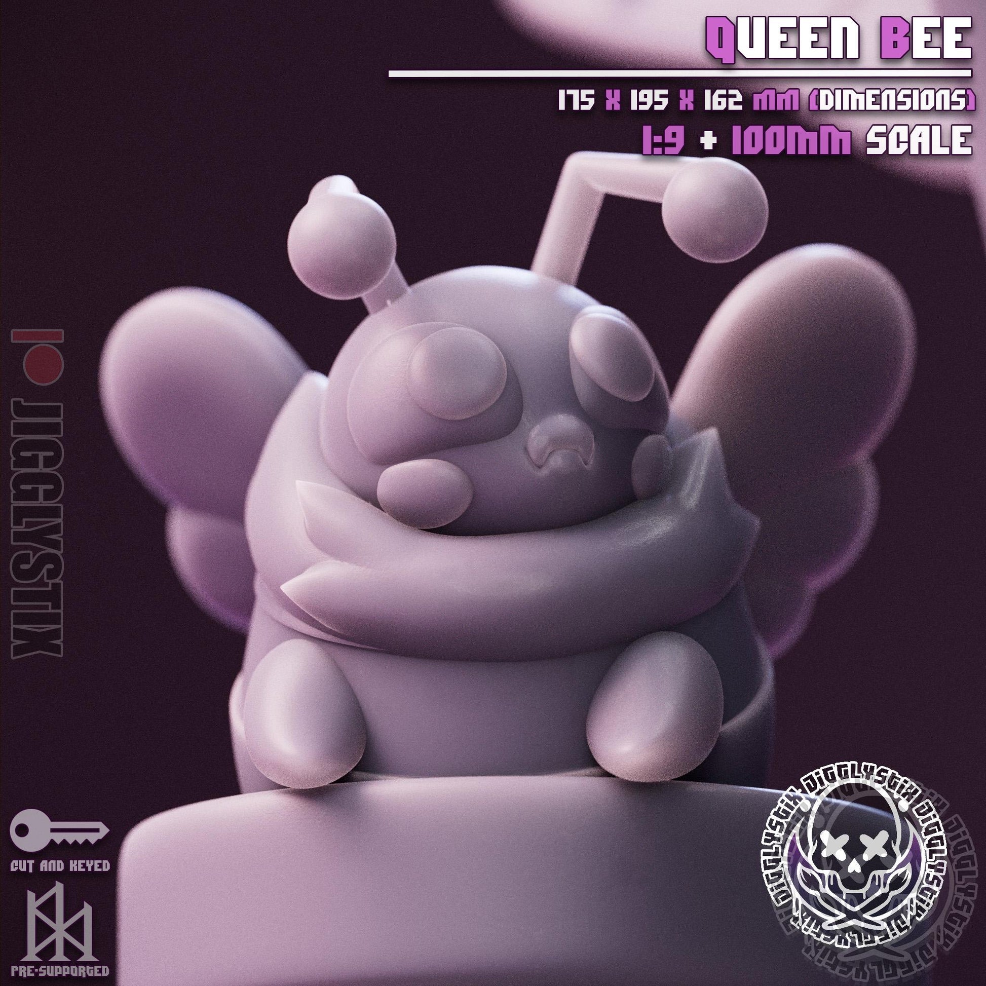 Queen Bee Miniature Model Kit | Jigglystix