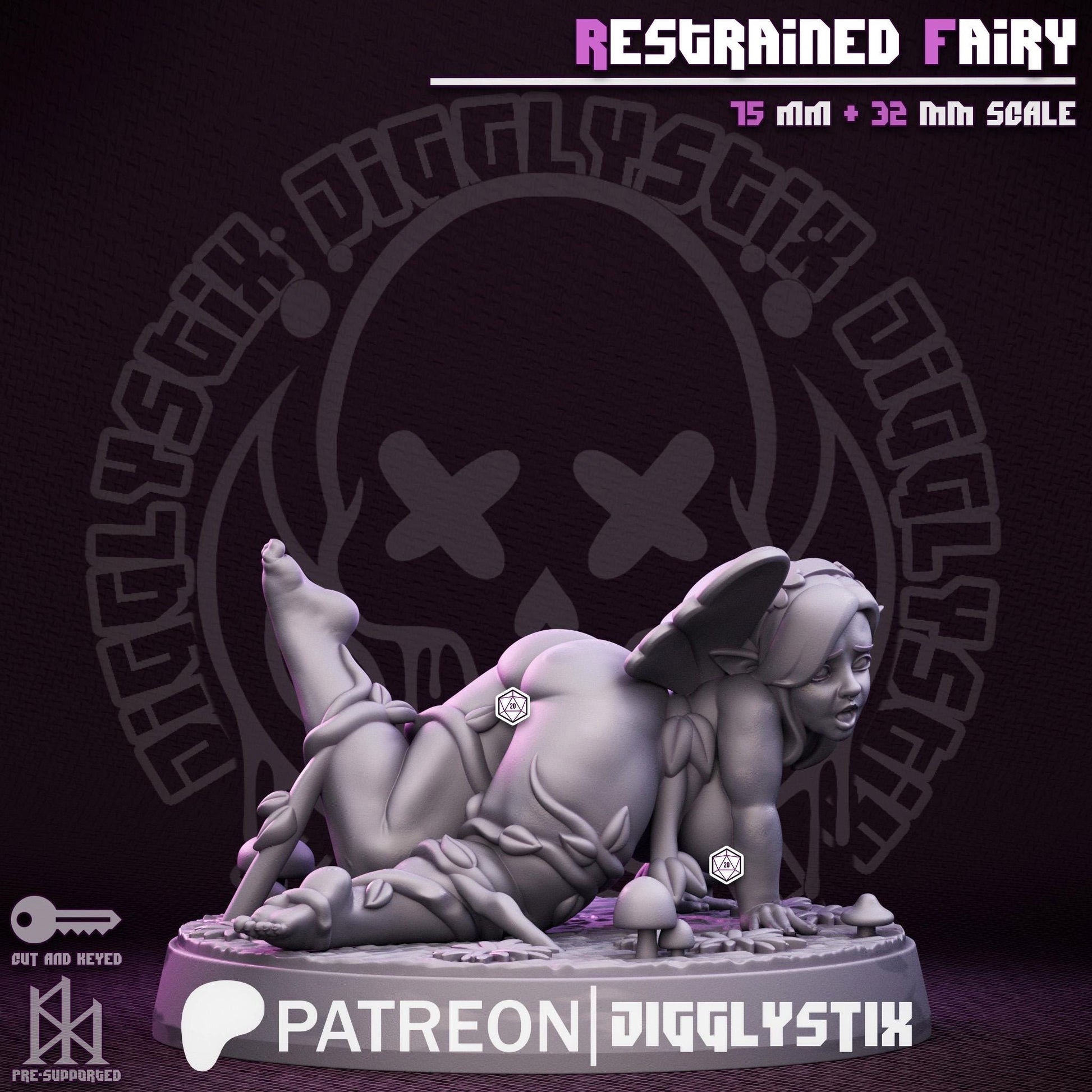 Restrained Fairy Miniature | Jigglystix