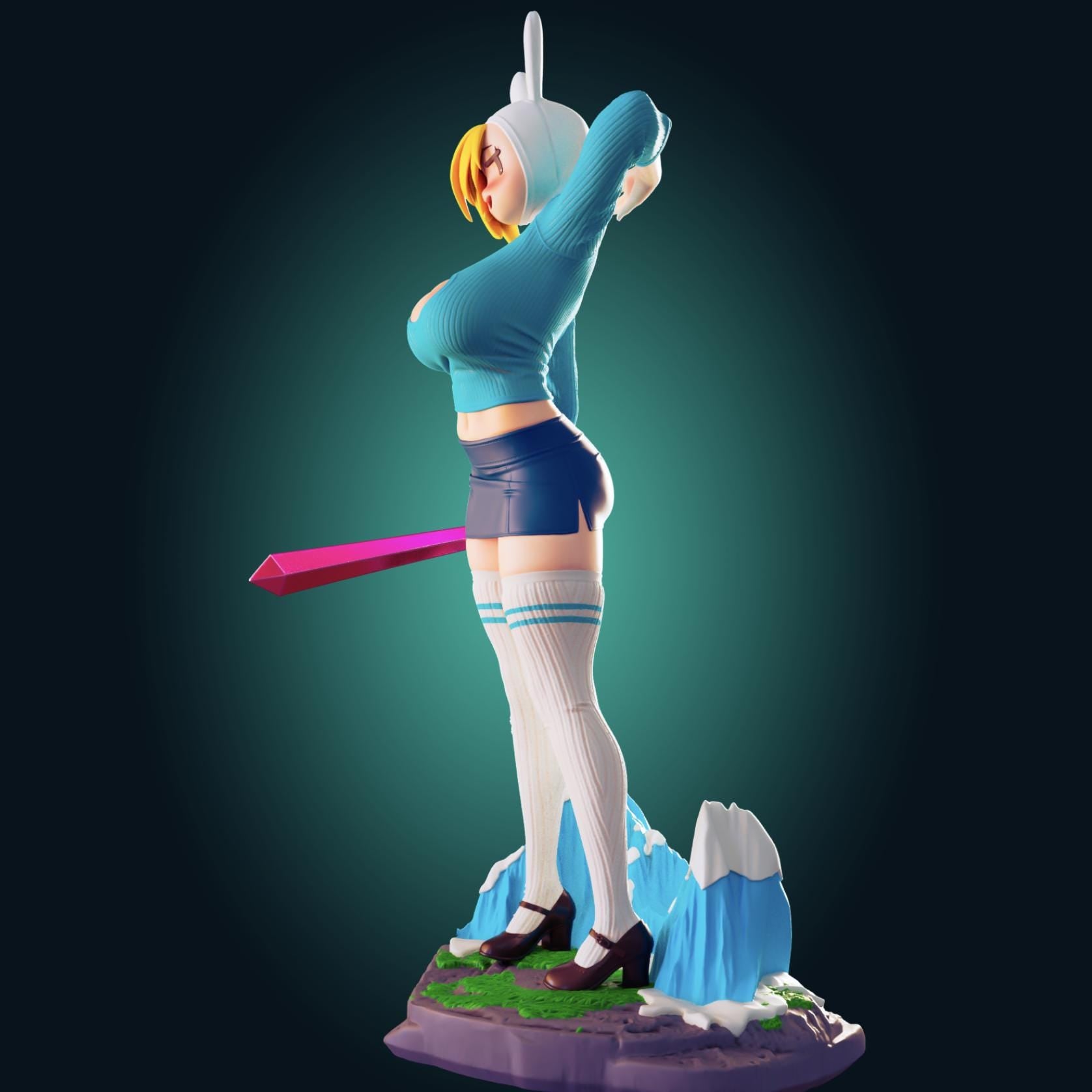 Bunny Girl Model Kit | 3D Resin Printed Figurine | Officer Rhu
