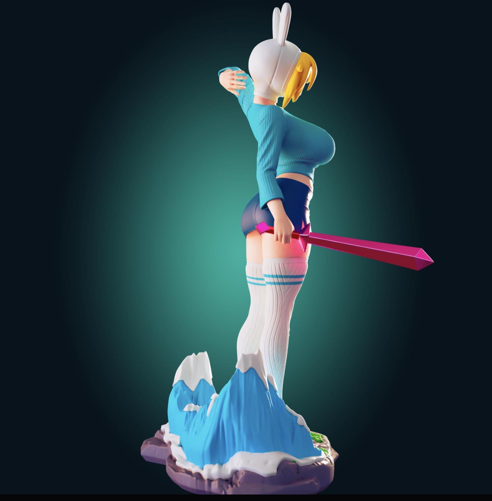 Bunny Girl Model Kit | 3D Resin Printed Figurine | Officer Rhu