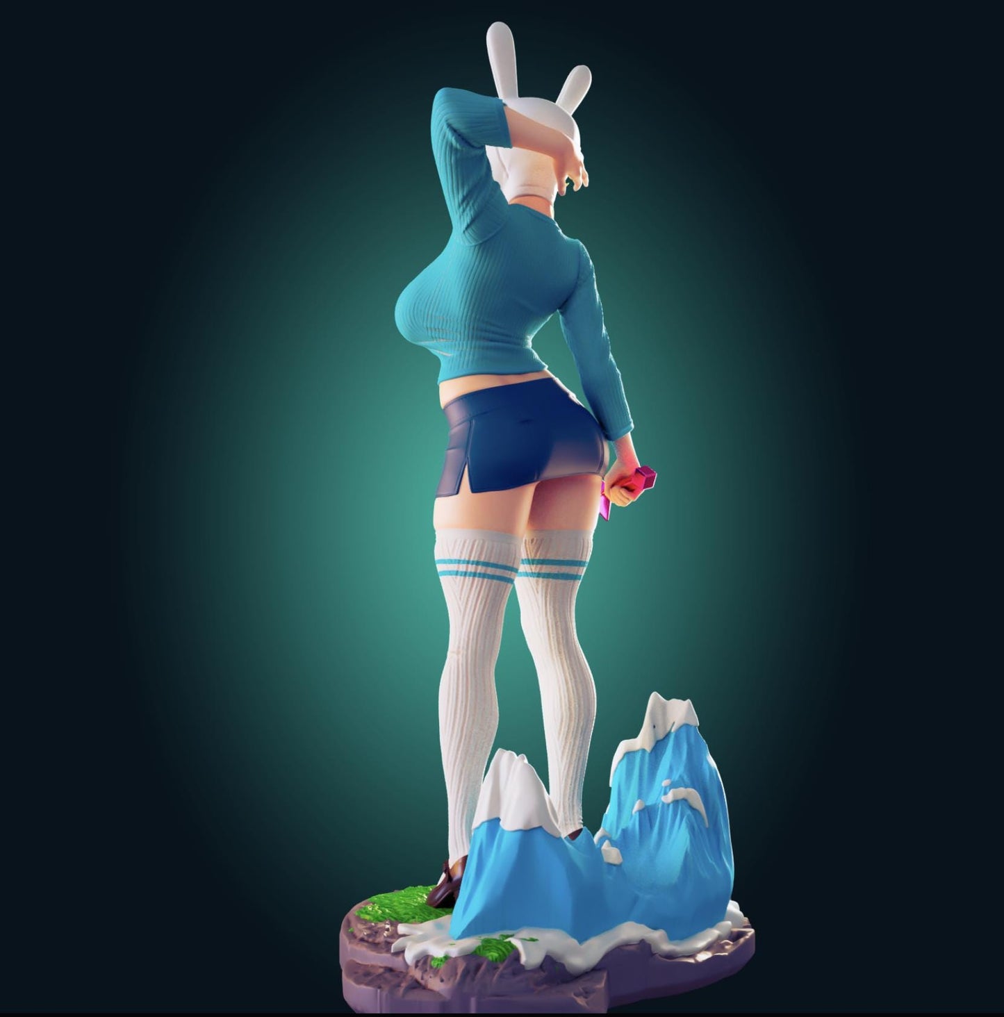 Bunny Girl Model Kit | 3D Resin Printed Figurine | Officer Rhu