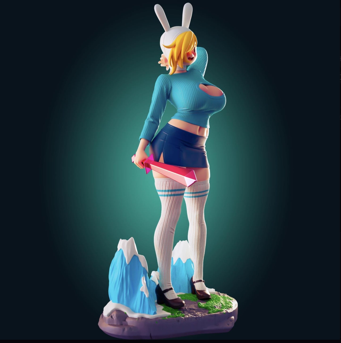 Bunny Girl Model Kit | 3D Resin Printed Figurine | Officer Rhu