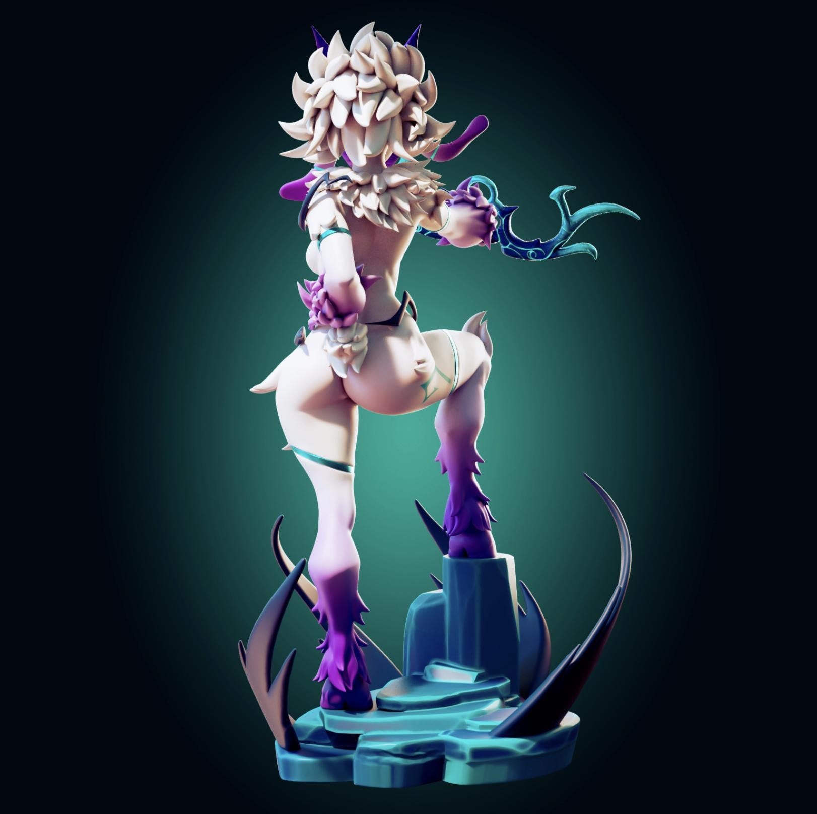 Lamb Warrior Model Kit | 3D Printed Resin Figurine | Officer Rhu