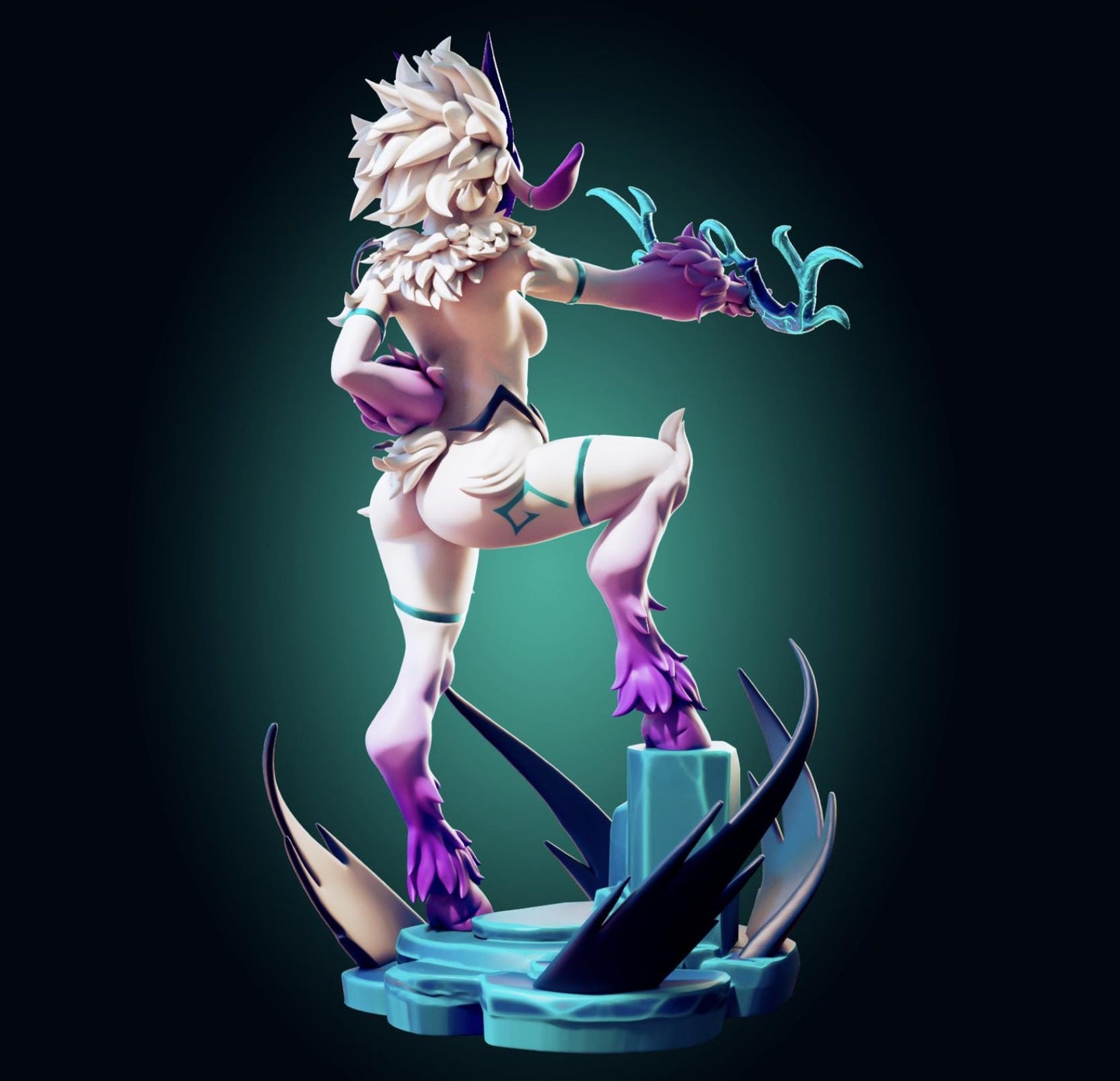 Lamb Warrior Model Kit | 3D Printed Resin Figurine | Officer Rhu